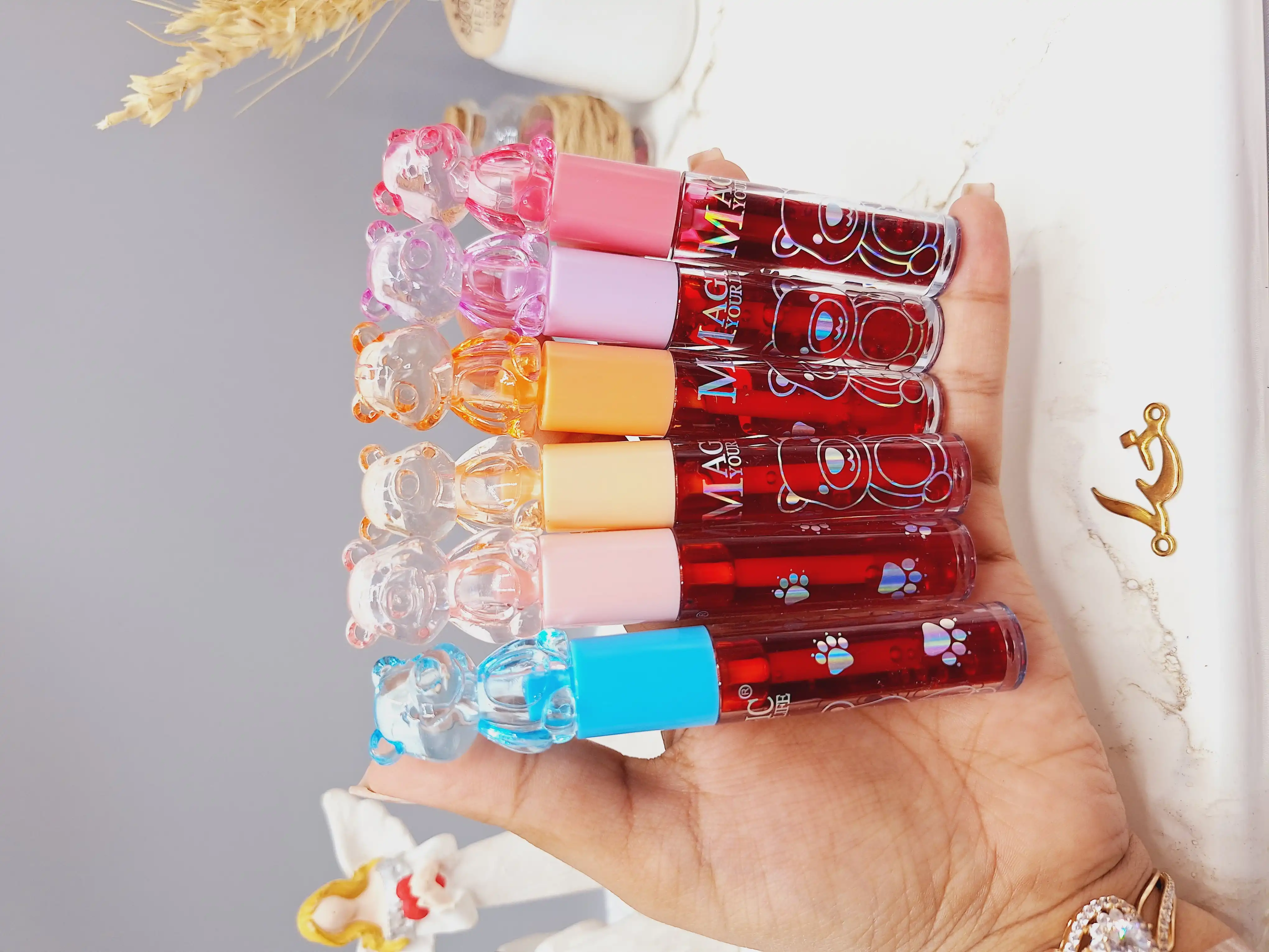 تینت لب طرح خرس بانمک برند مجیک MAGIC کد LC61