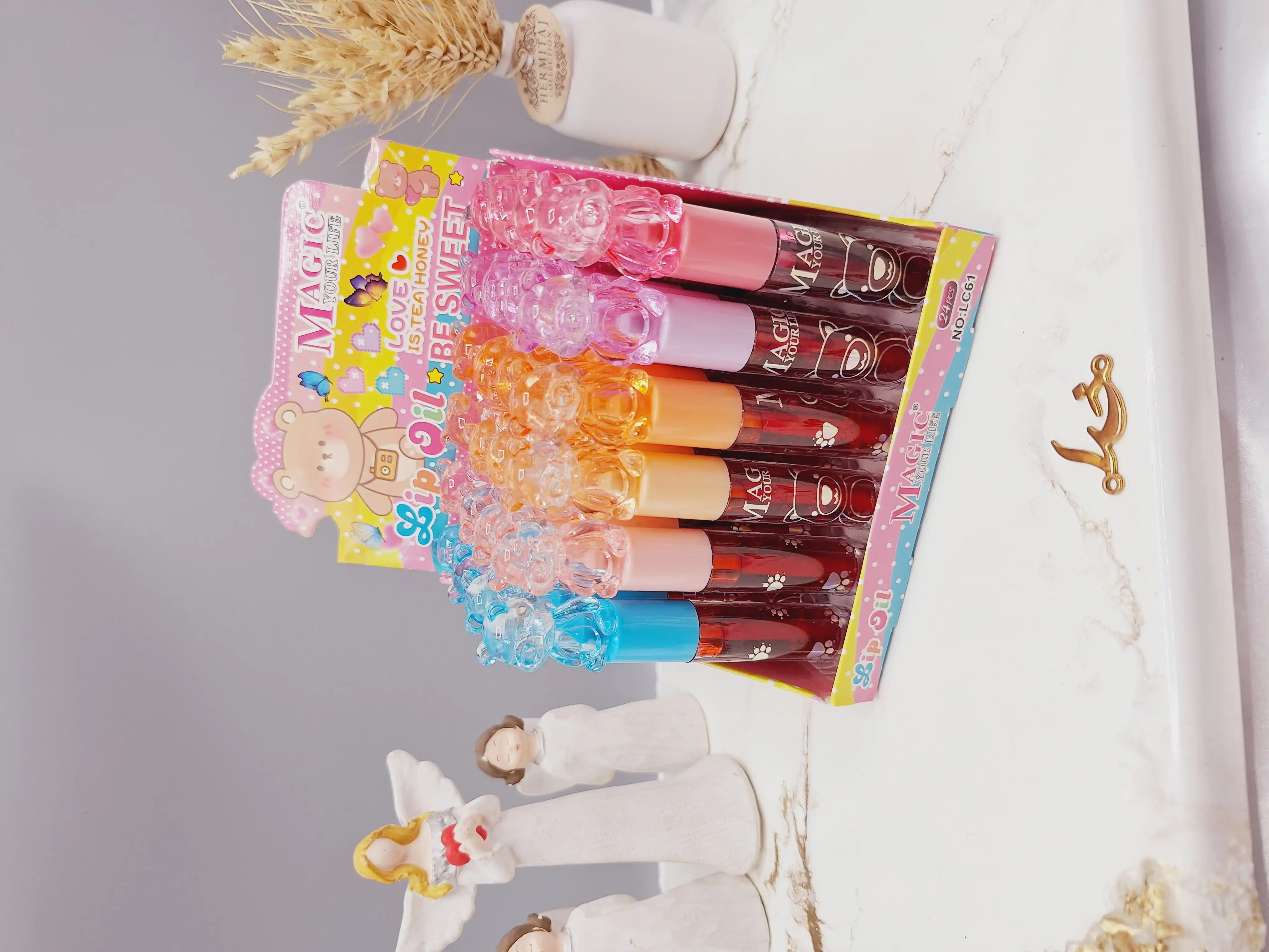 تینت لب طرح خرس بانمک برند مجیک MAGIC کد LC61