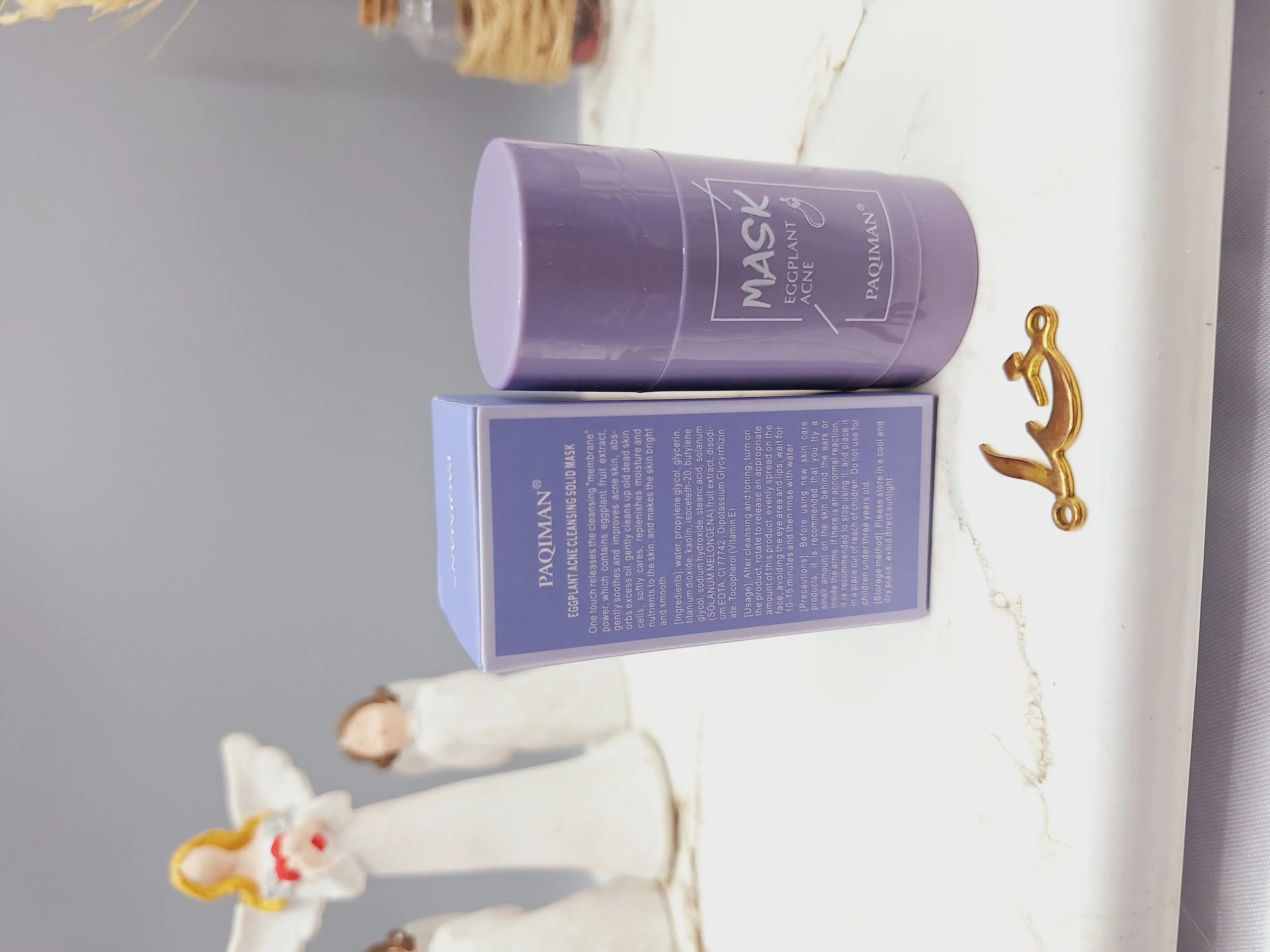 استیک ماسک جادویی تمیز کننده عمیق پوست رایحه بادمجان برند PAQIMAN کد 3014