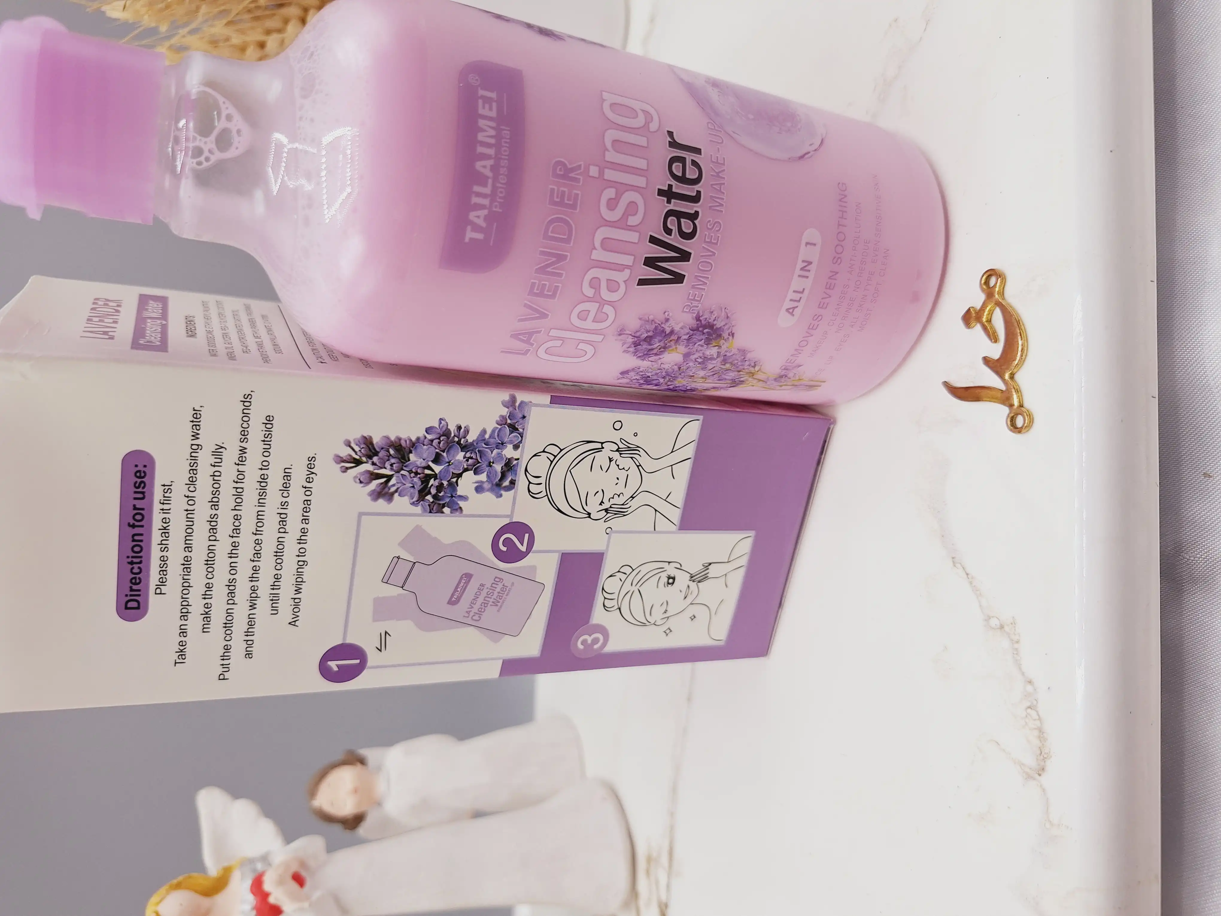 میسلار واتر دوفاز رایحه اسطوخودوس حجم 350ml  اورجینال برند تایلامی کد R015