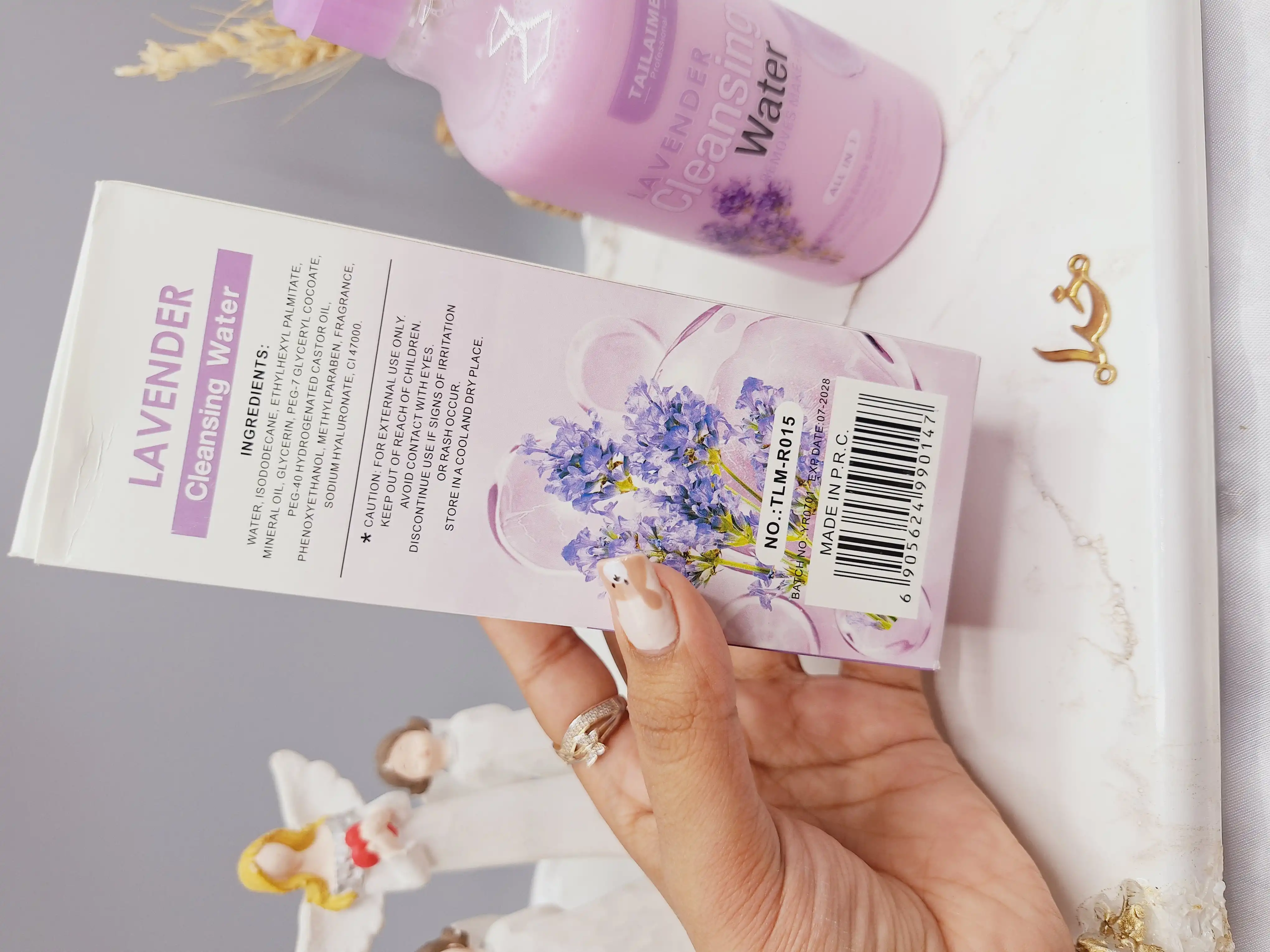 میسلار واتر دوفاز رایحه اسطوخودوس حجم 350ml  اورجینال برند تایلامی کد R015