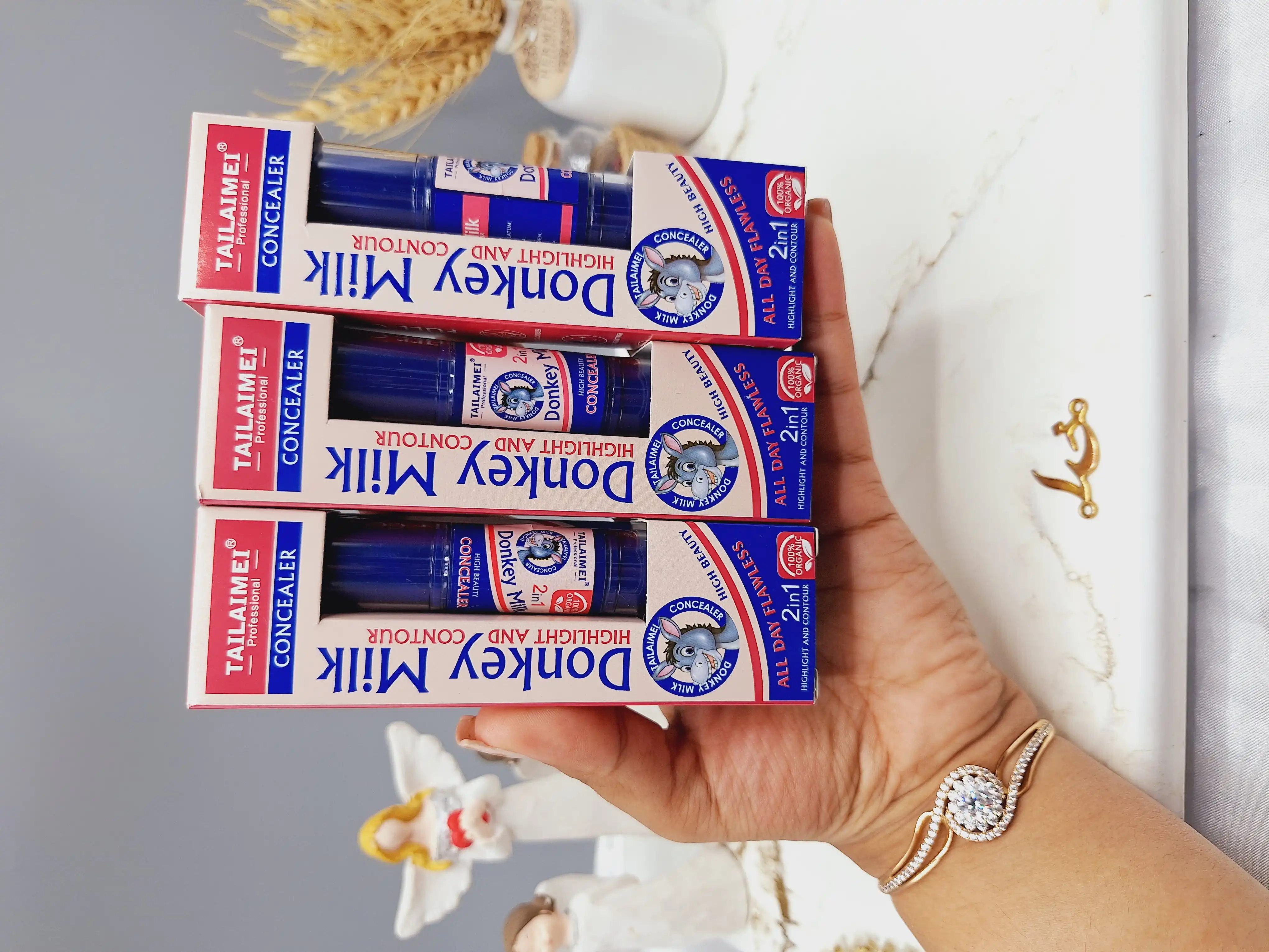 کانتور و کانسیلر دوطرفه شیرالاغ برند‏TAILAIMEI‏ کد TLM_S089