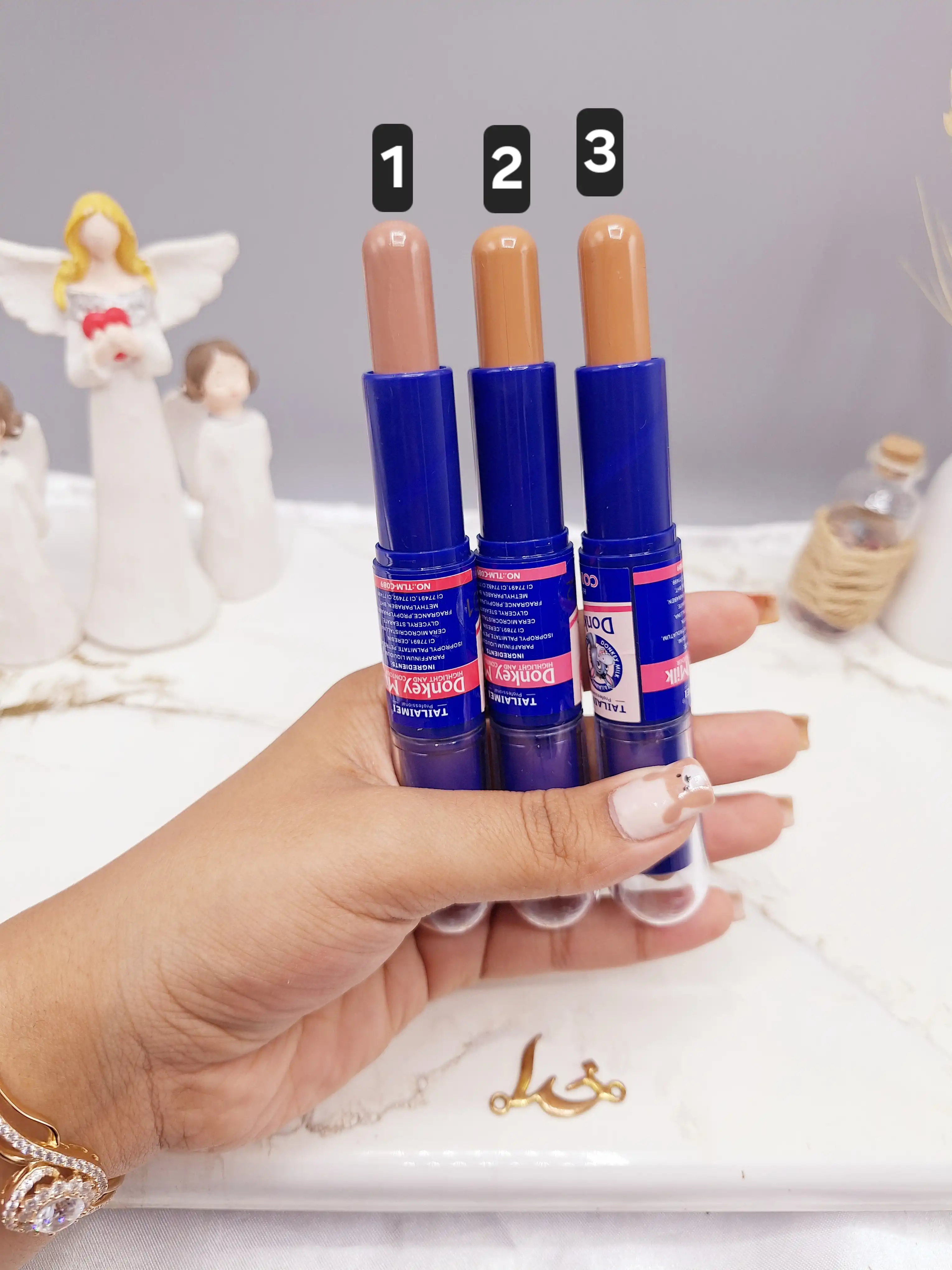 کانتور و کانسیلر دوطرفه شیرالاغ برند‏TAILAIMEI‏ کد TLM_S089