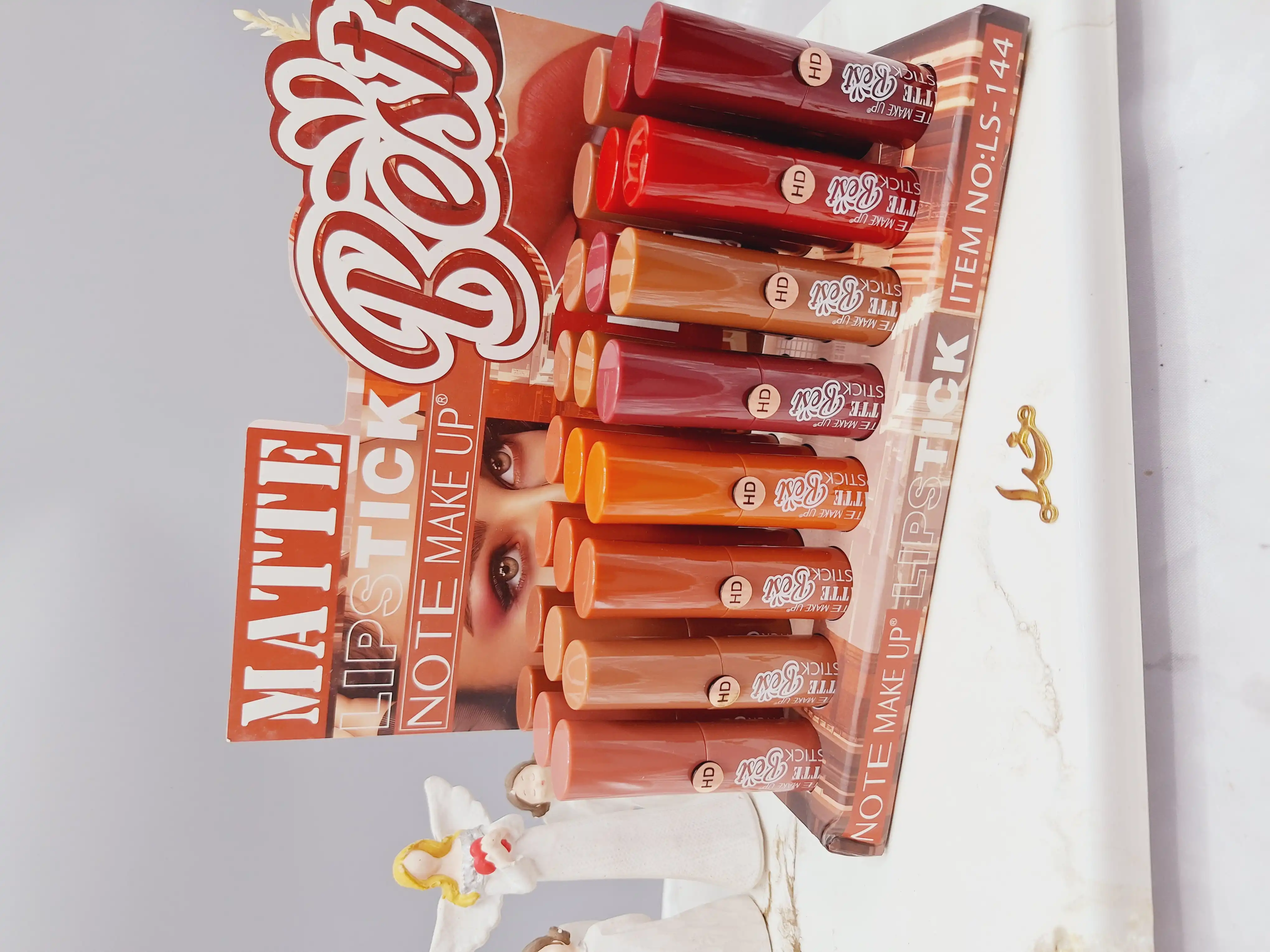 پک 8تایی رژ جامد پرطرفدار برند  NOTE MAKE کد LS_144