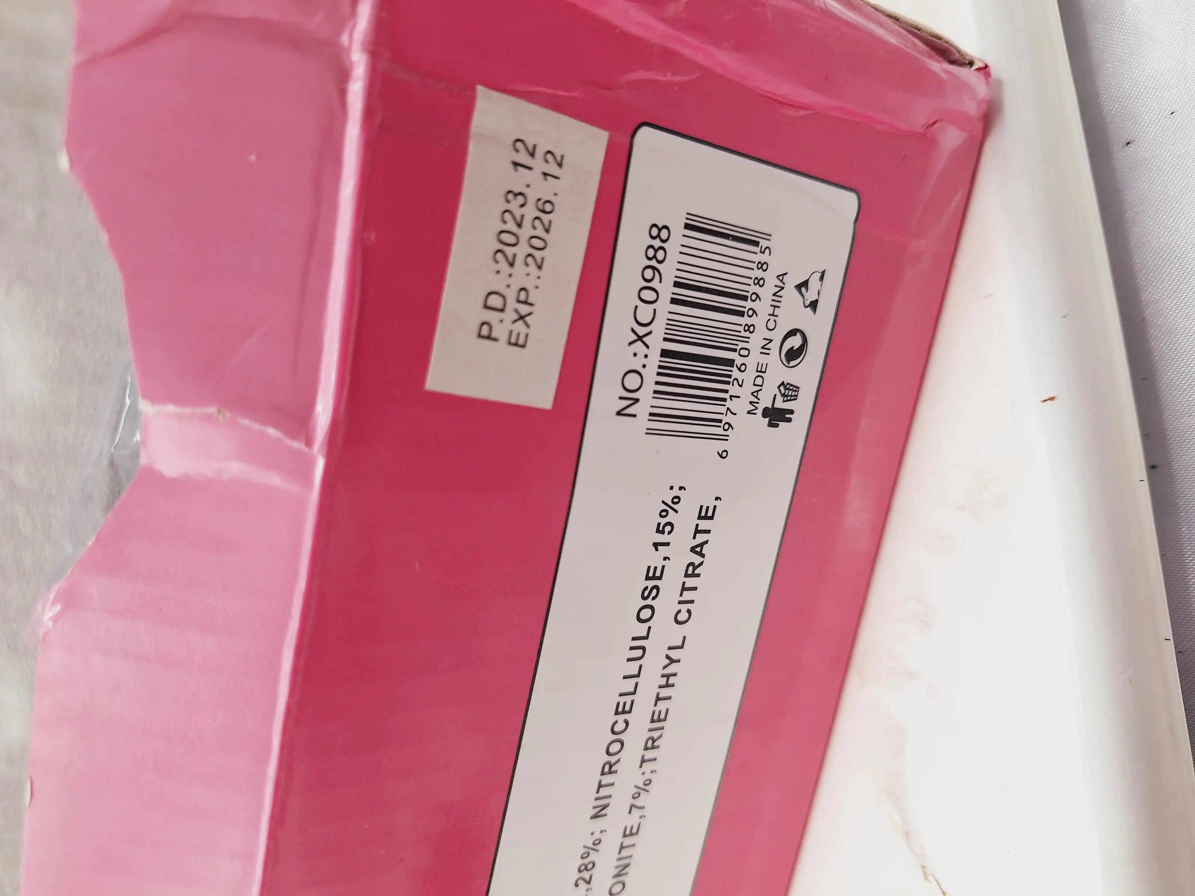 لاک ناخن نایلی پولیش برند Xuancal کد XC0988