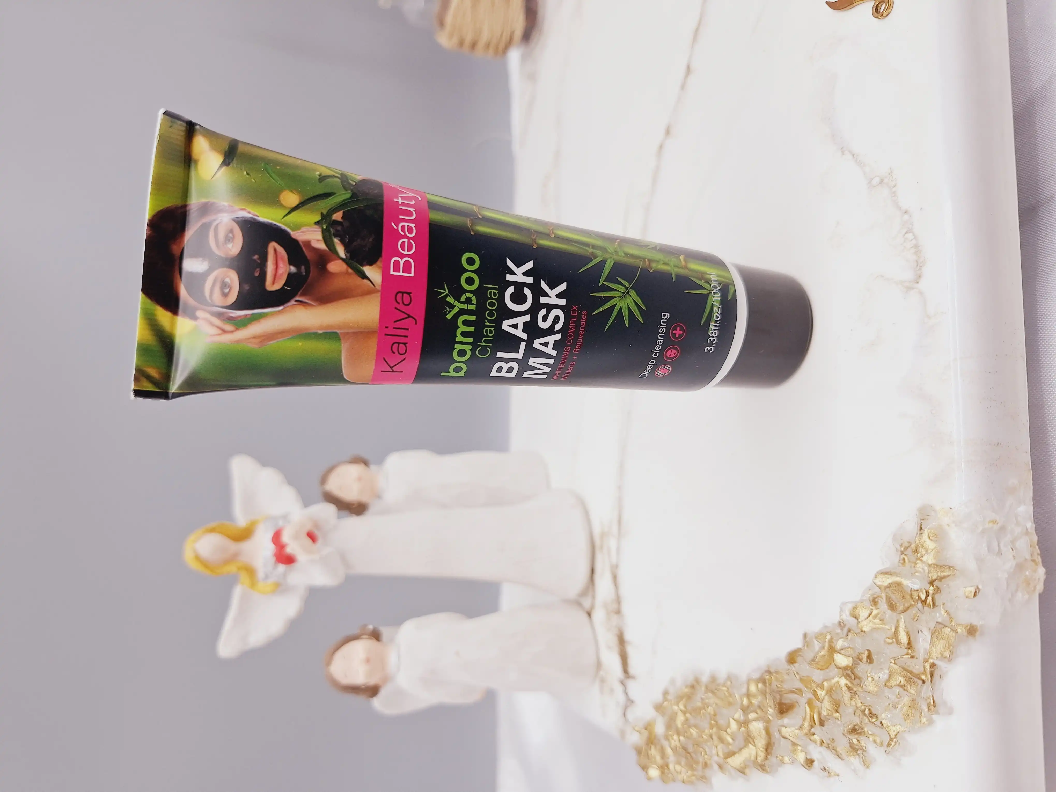 بلک ماسک ذغال بامبو مناسب پاکسازی عمیق صورت برند Kaliya Beauty کد  Z192