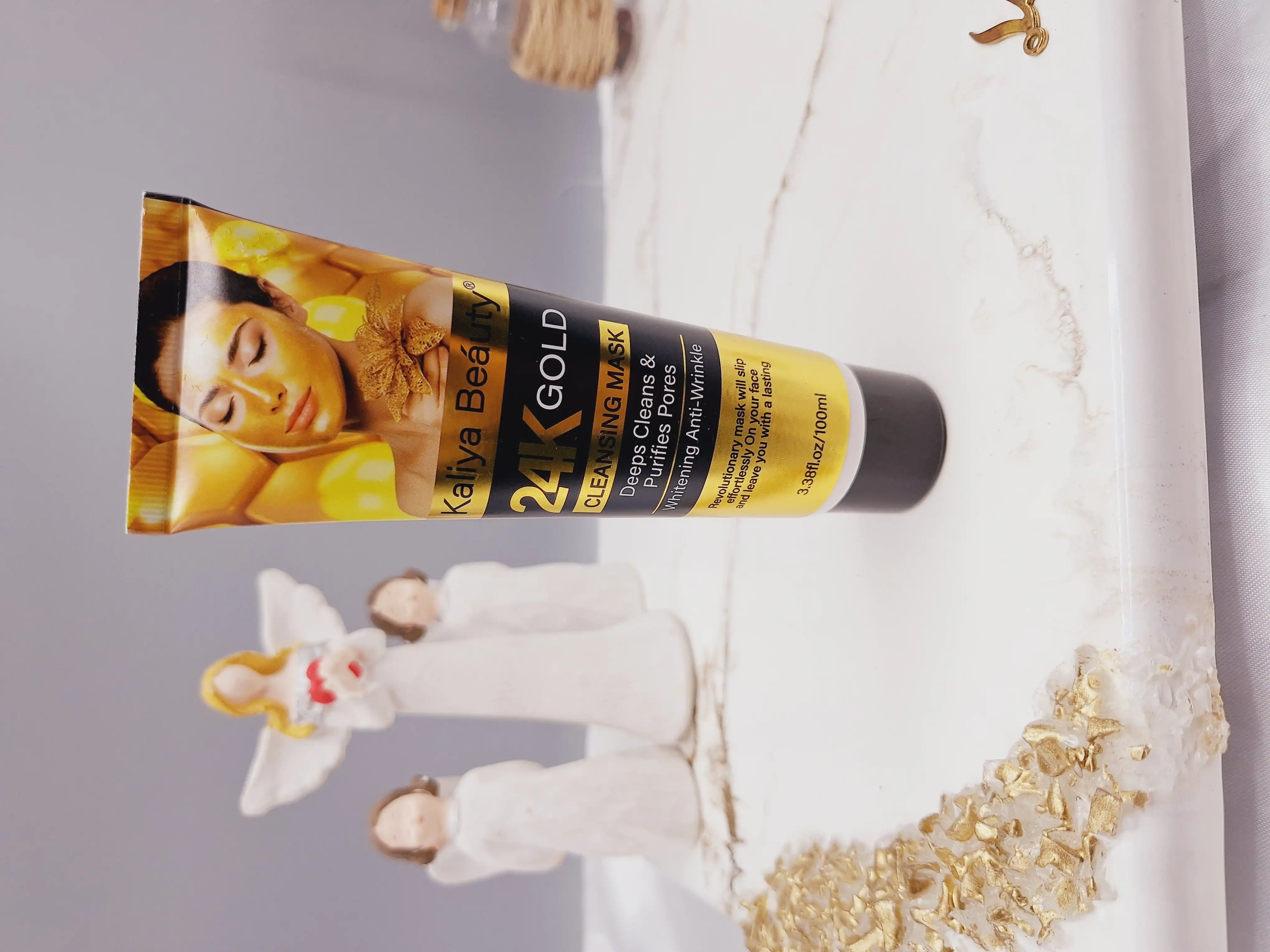 بلک ماسک 24 Gold سفید کننده و ضد چروک صورت برند Kaliya Beauty کد  Z193