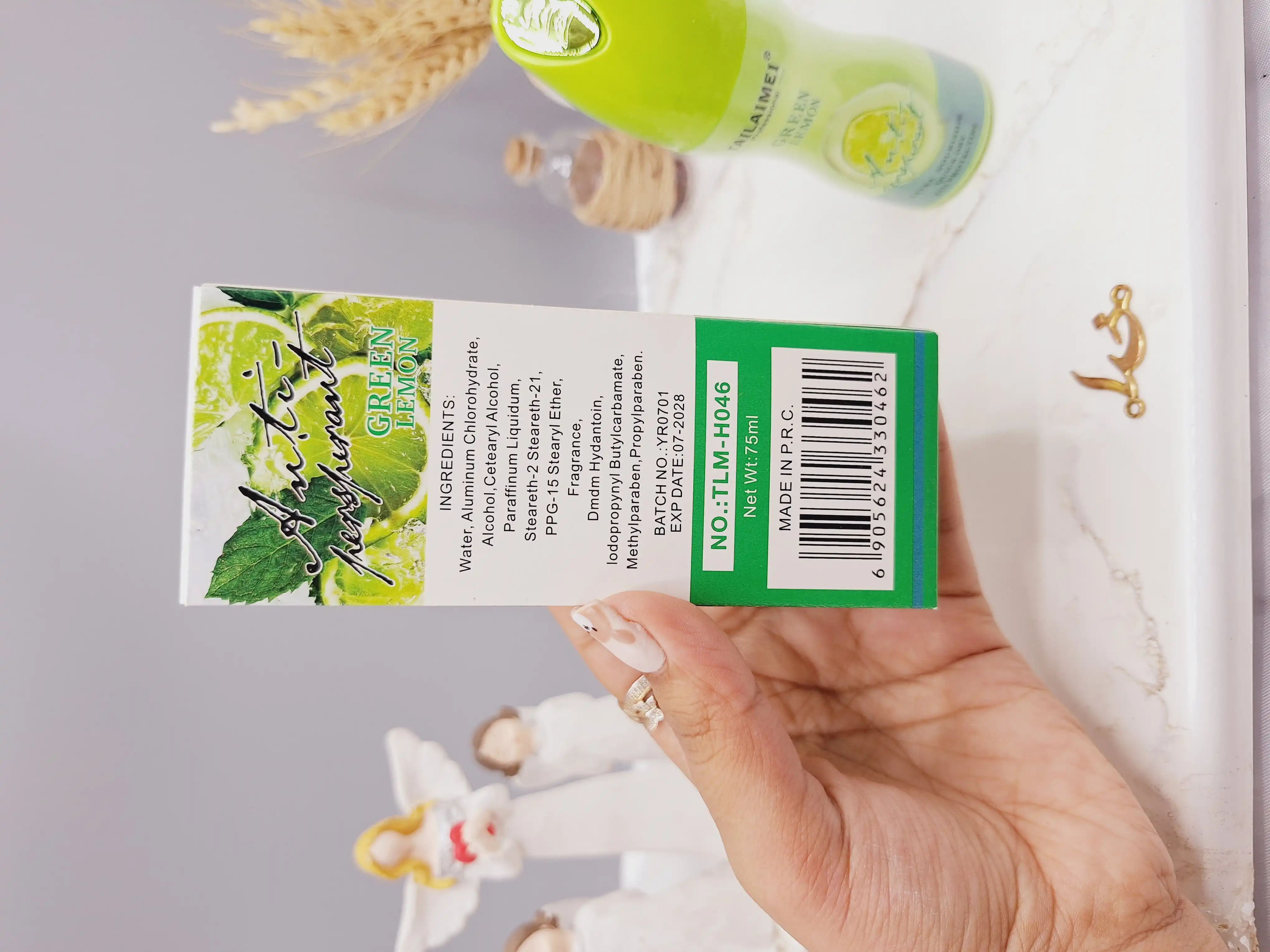 مام ضد تعریق محافظت کننده 24ساعته (لیمو سبز ) برند ‌‏TAILAIMEI‏کدTLM_H046