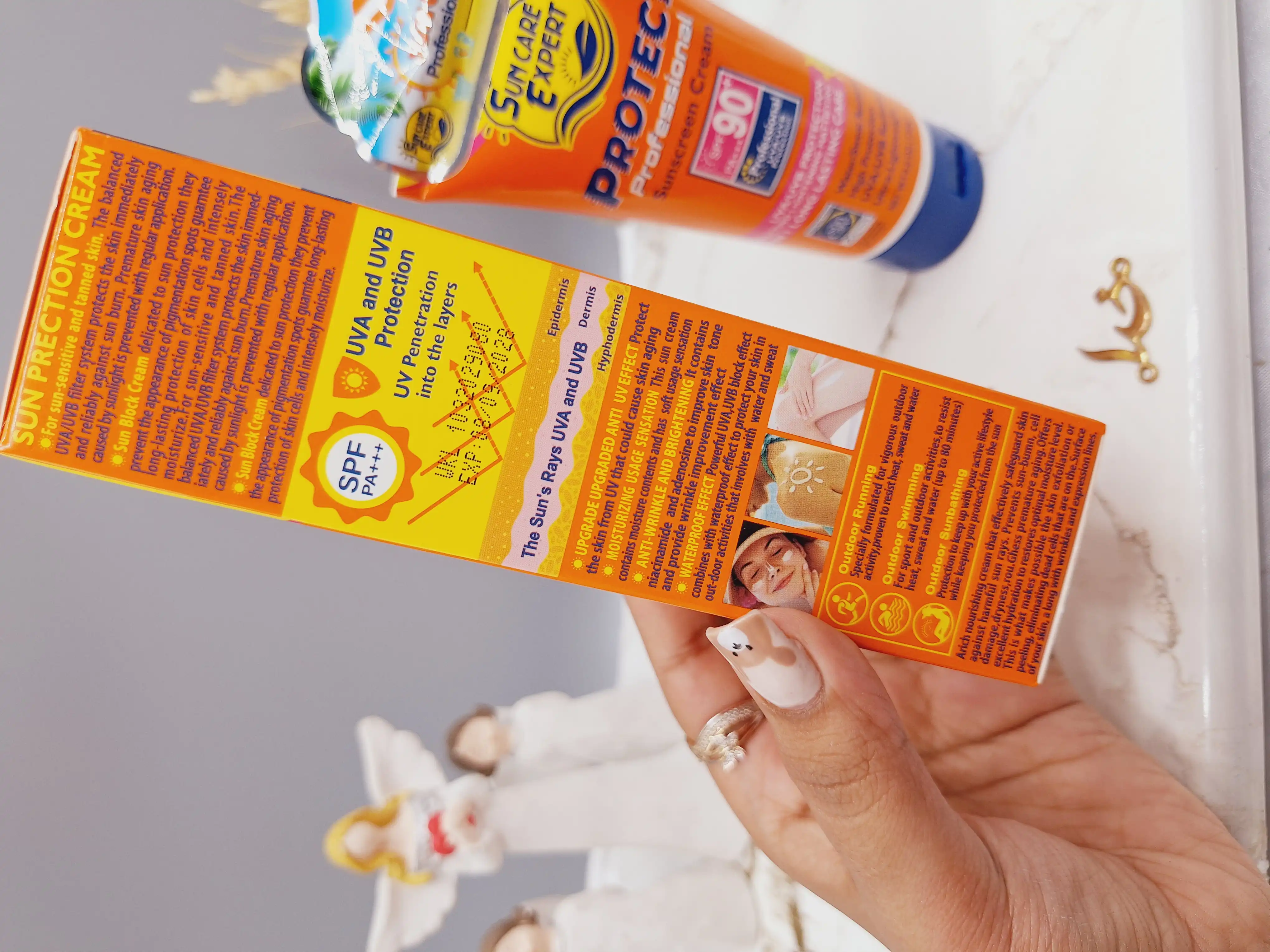 کرم ضدافتاب SPF90 ضدآب وضد تعریق برندوکالی Wokali کدHA3057