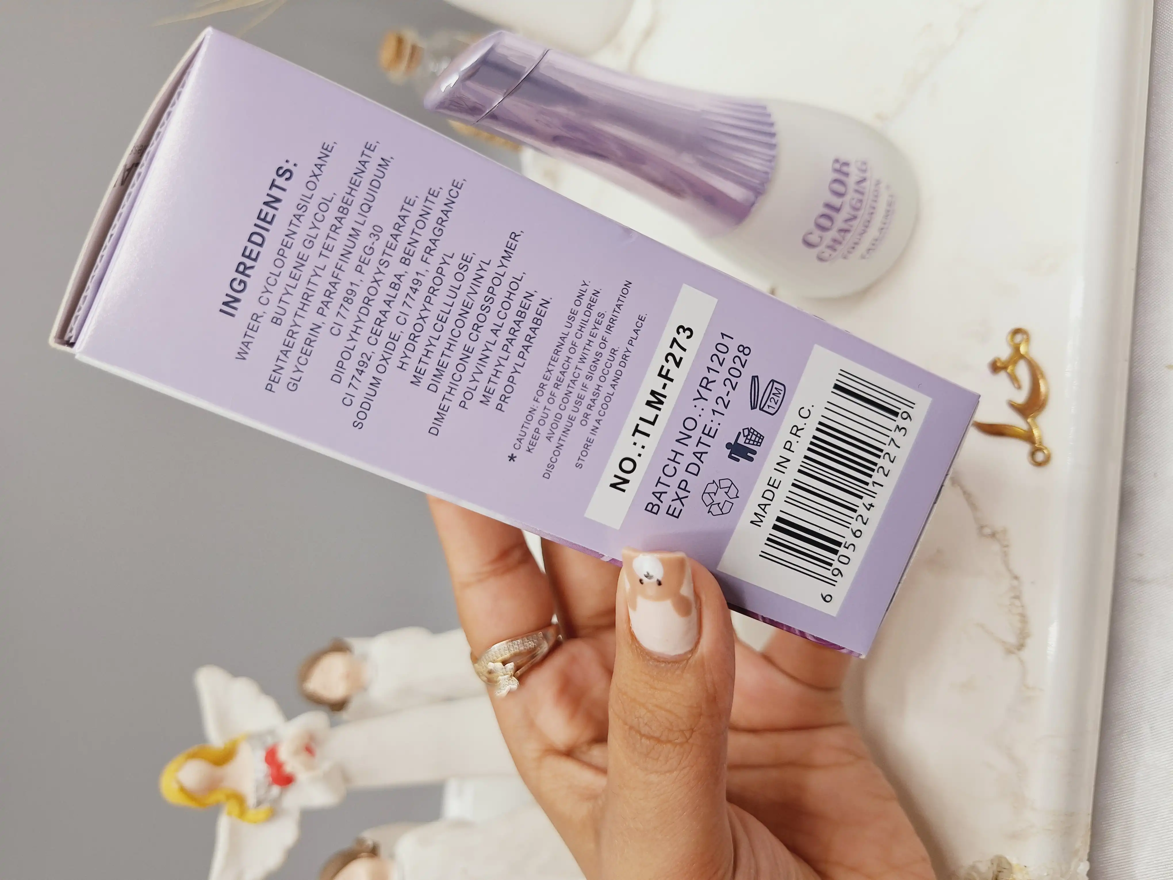 کرم پودر ضد تعریق و ضد آب مناسب انواع پوست ها دارای ضد آفتاب برند TAILAIMEI کد TLM-F273