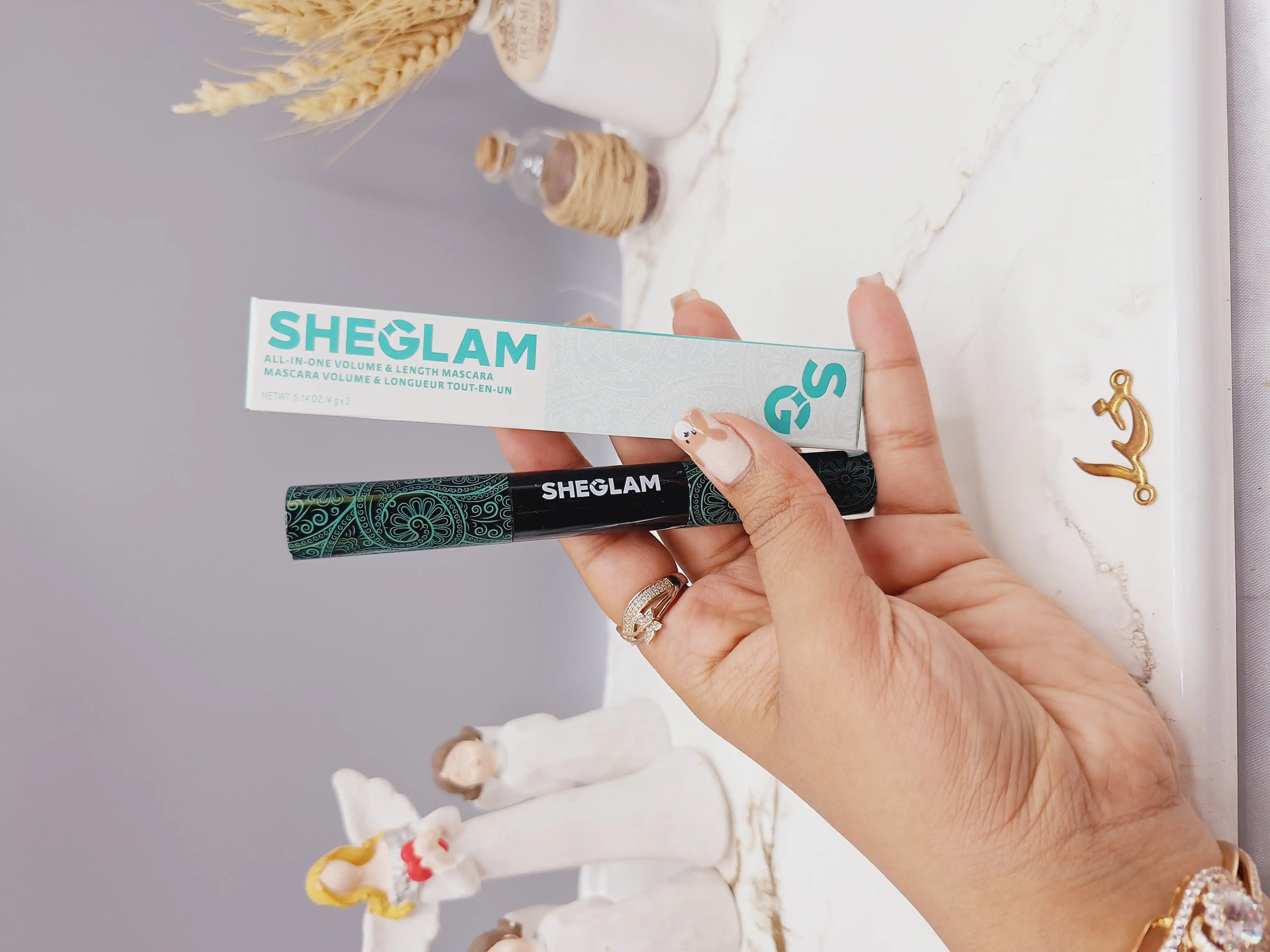 ریمل ضد آب دو سر شیگلم SHEGLAM کد 3689