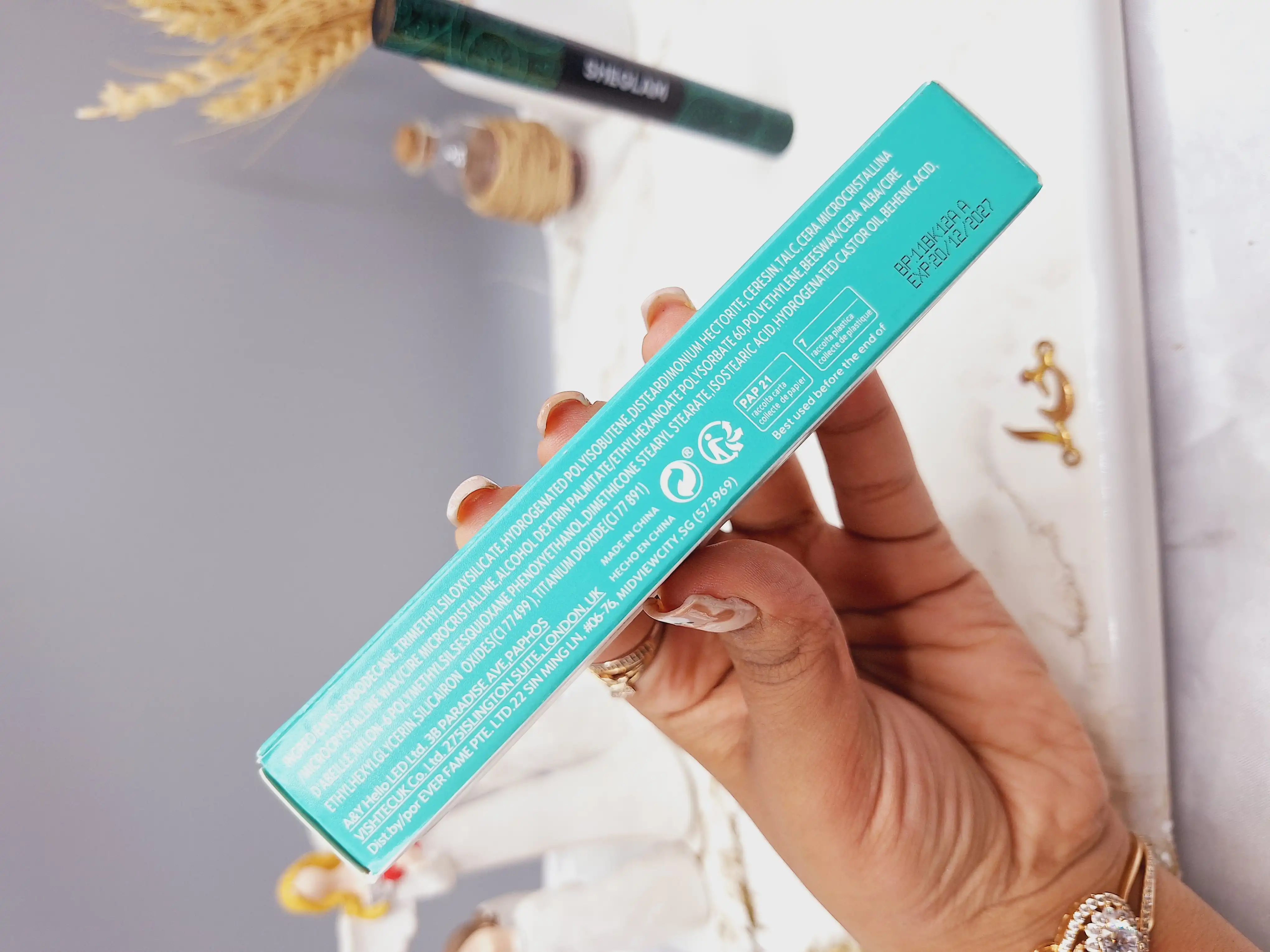 ریمل ضد آب دو سر شیگلم SHEGLAM کد 3689