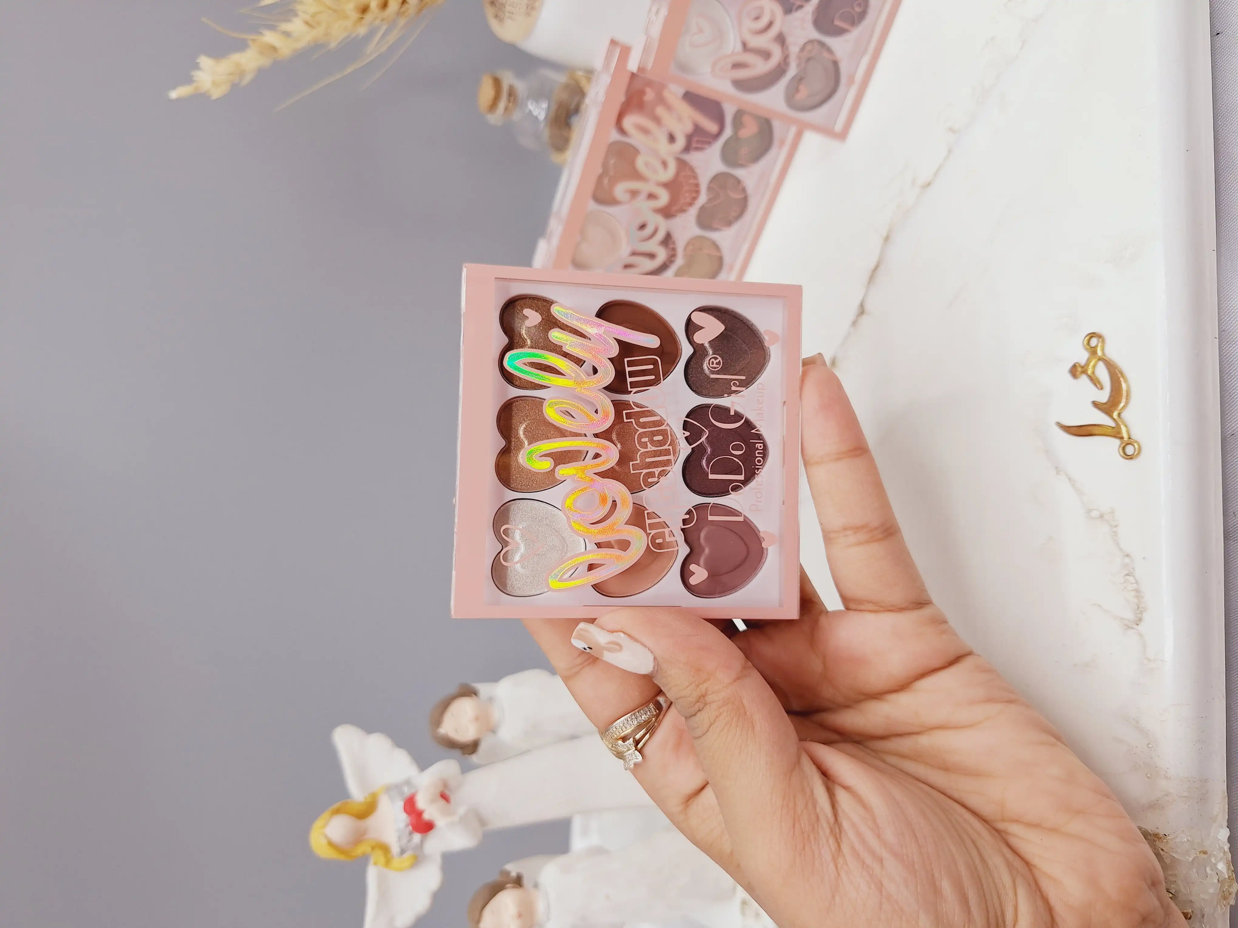 سایه چشم قلبی 9 رنگ دوست داشتنی برند DoDoGirl کدNo:202211