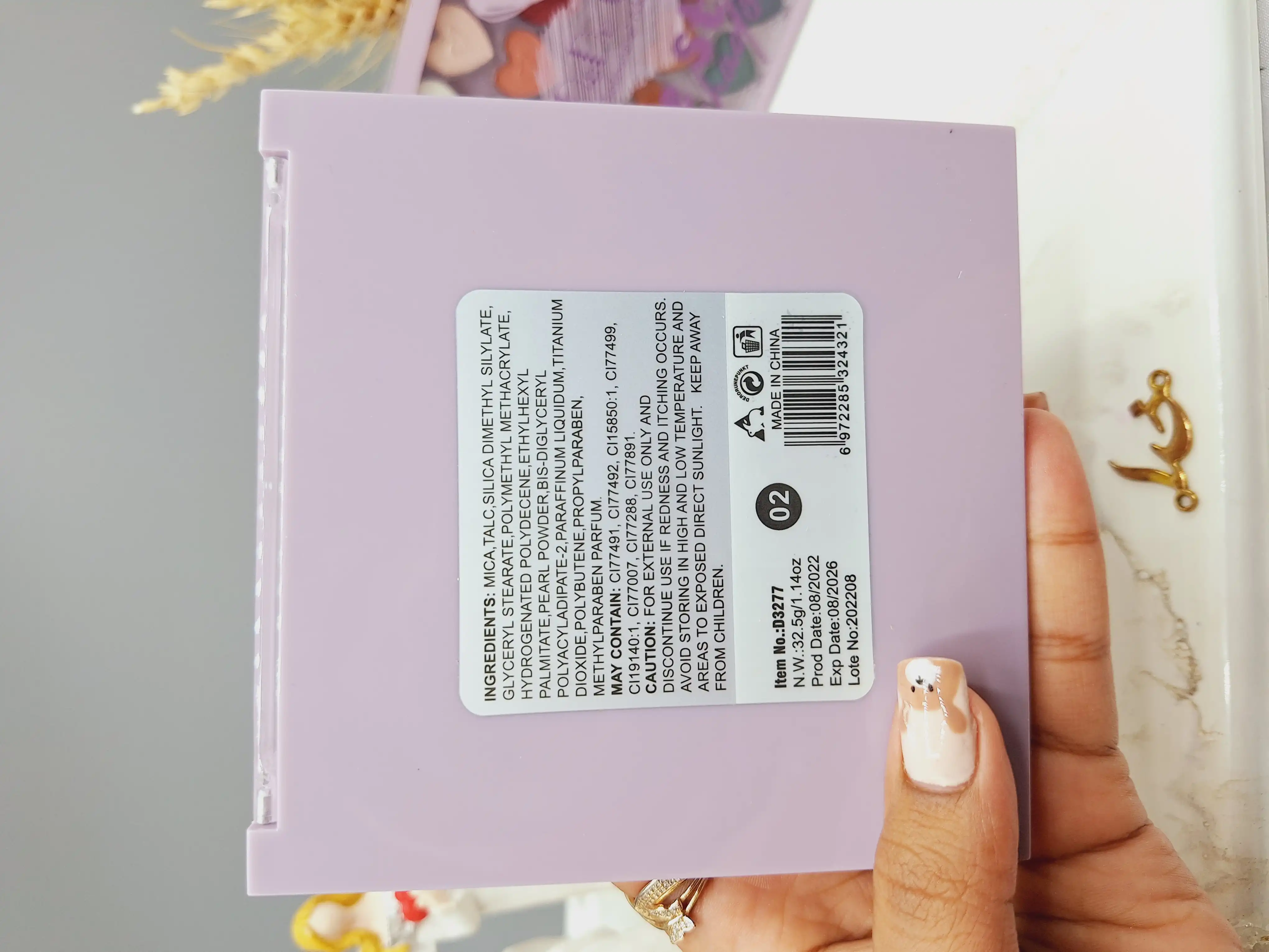 پالت سایه چشم بی نظیر 25رنگ عاشقانه برند DoDo Girl کدD3277