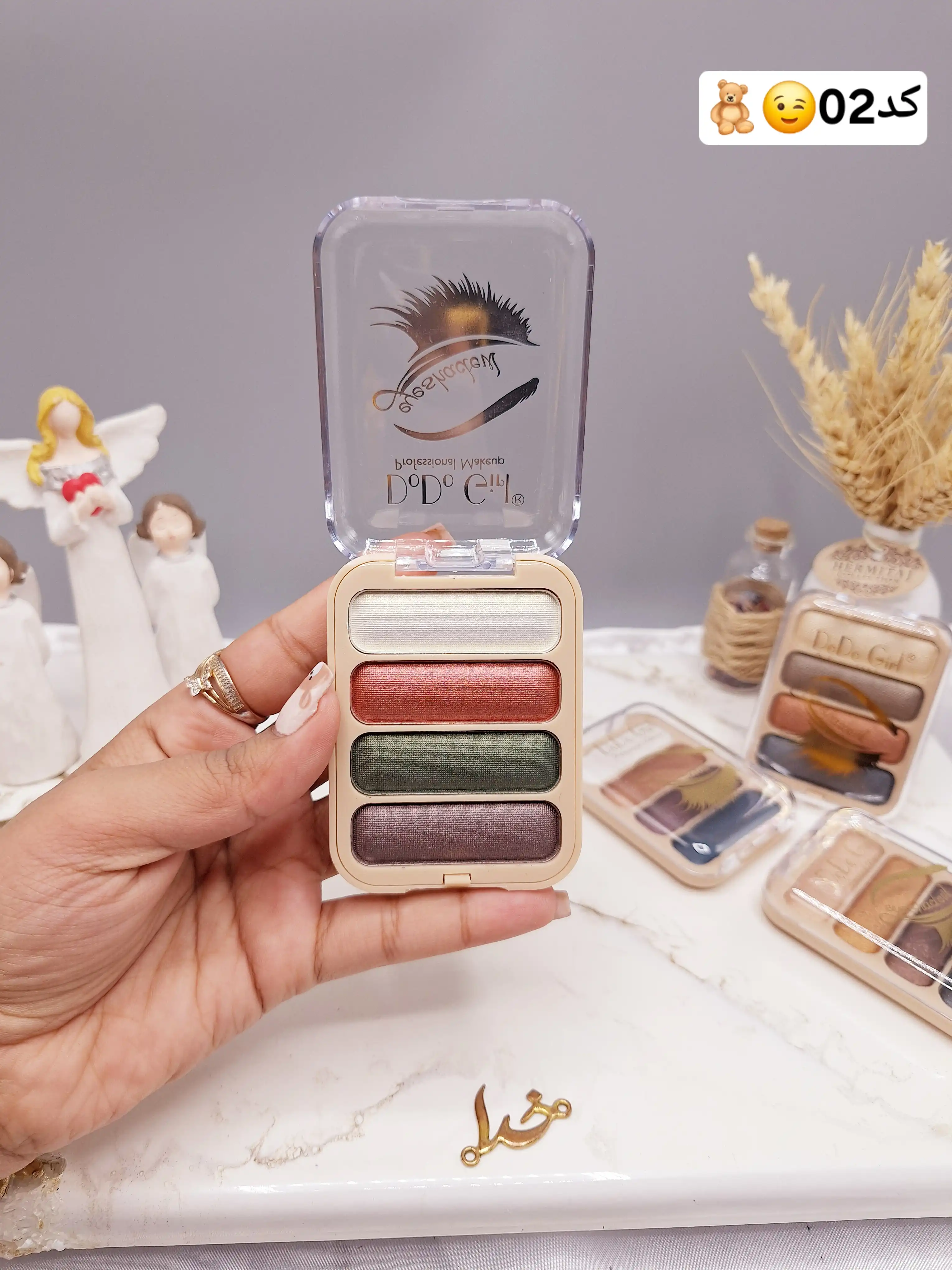 سایه 4رنگ شاین دار برندD.Do Girl کدD3156