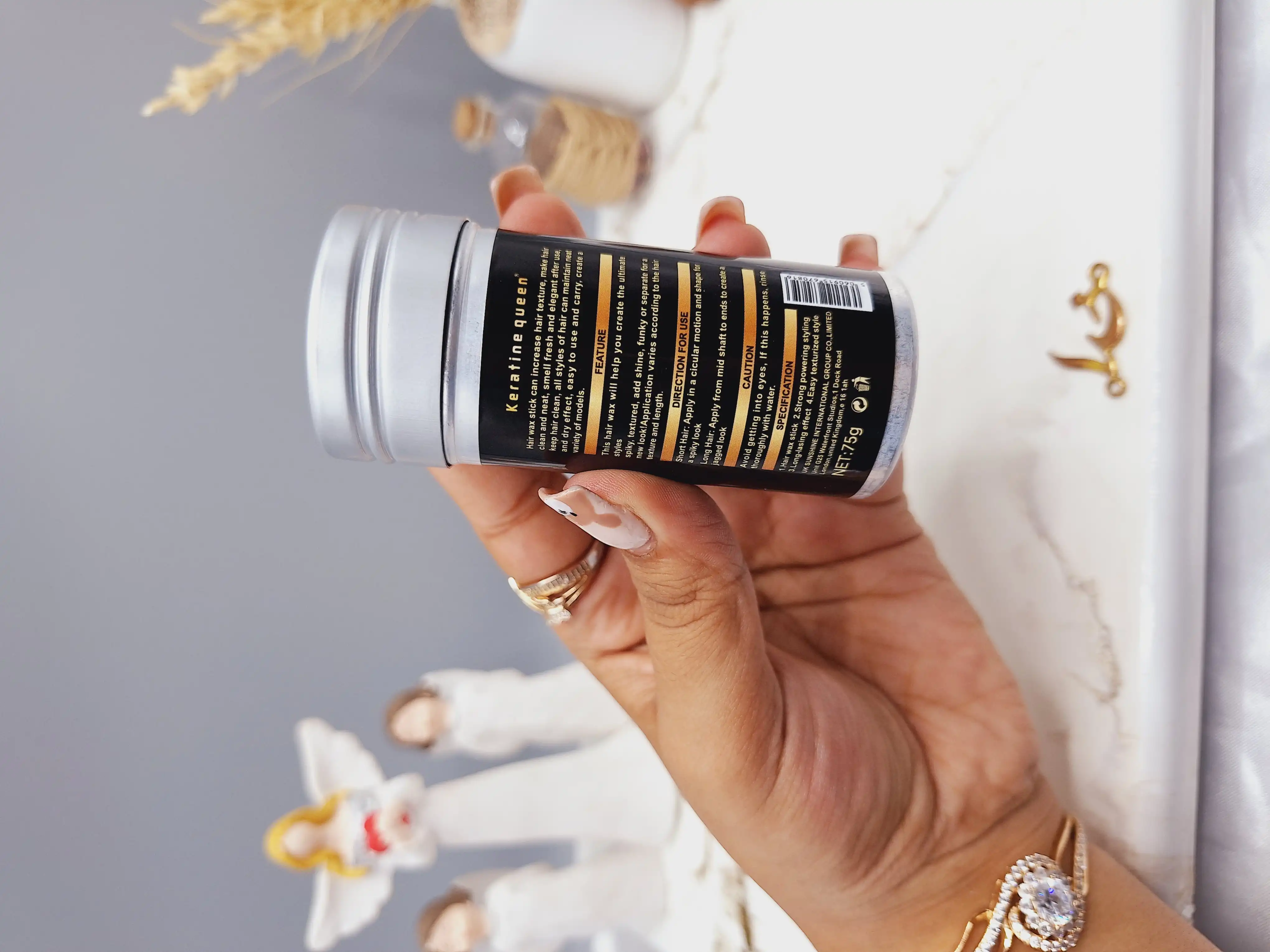 وزگیر استیکی موم برزیلی پروتئین و کراتین مو کد 0816