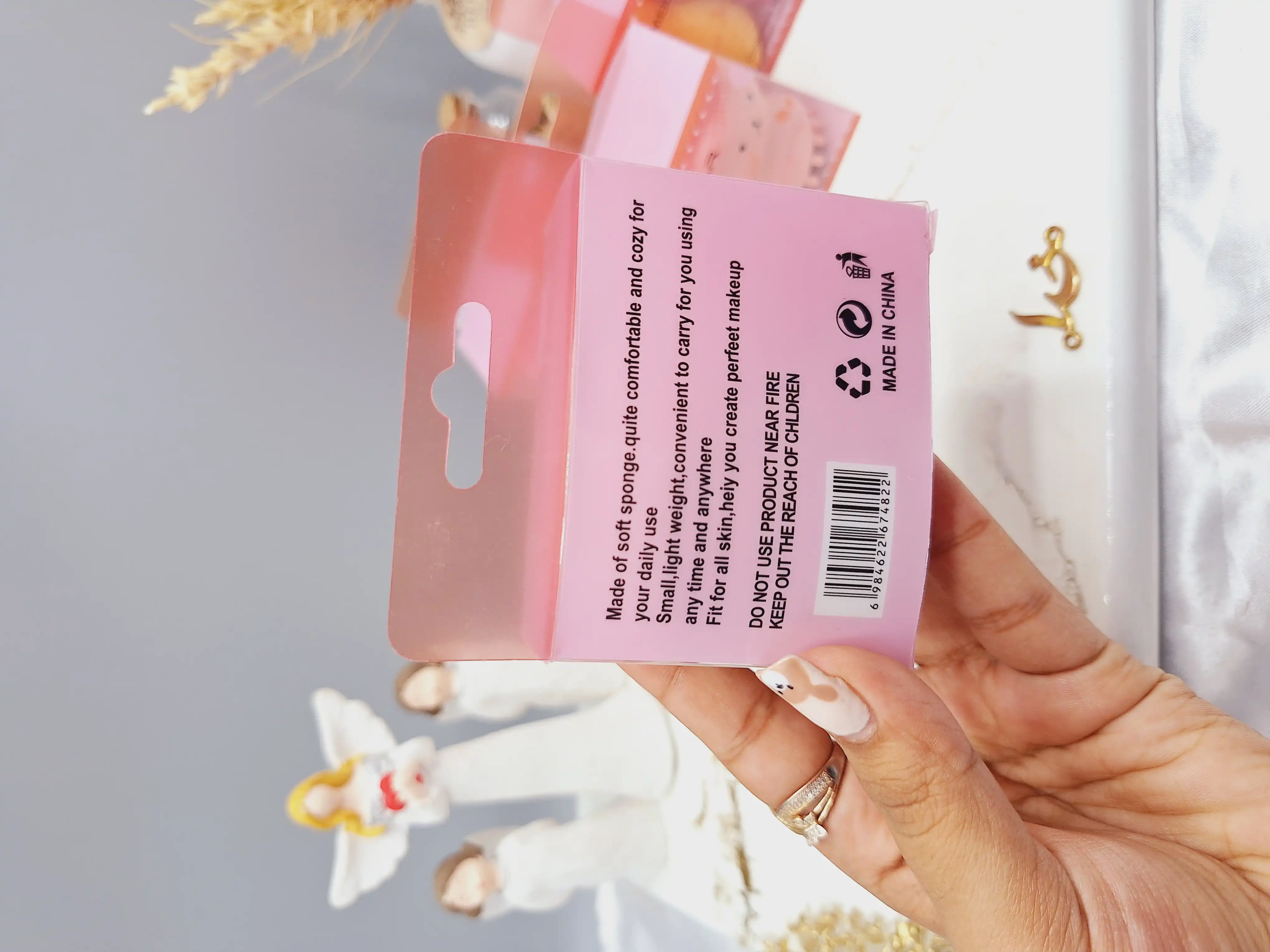 ست پک دوتایی فیس براش هشت پا و پد تخم مرغی MEILI STAR کد 4822