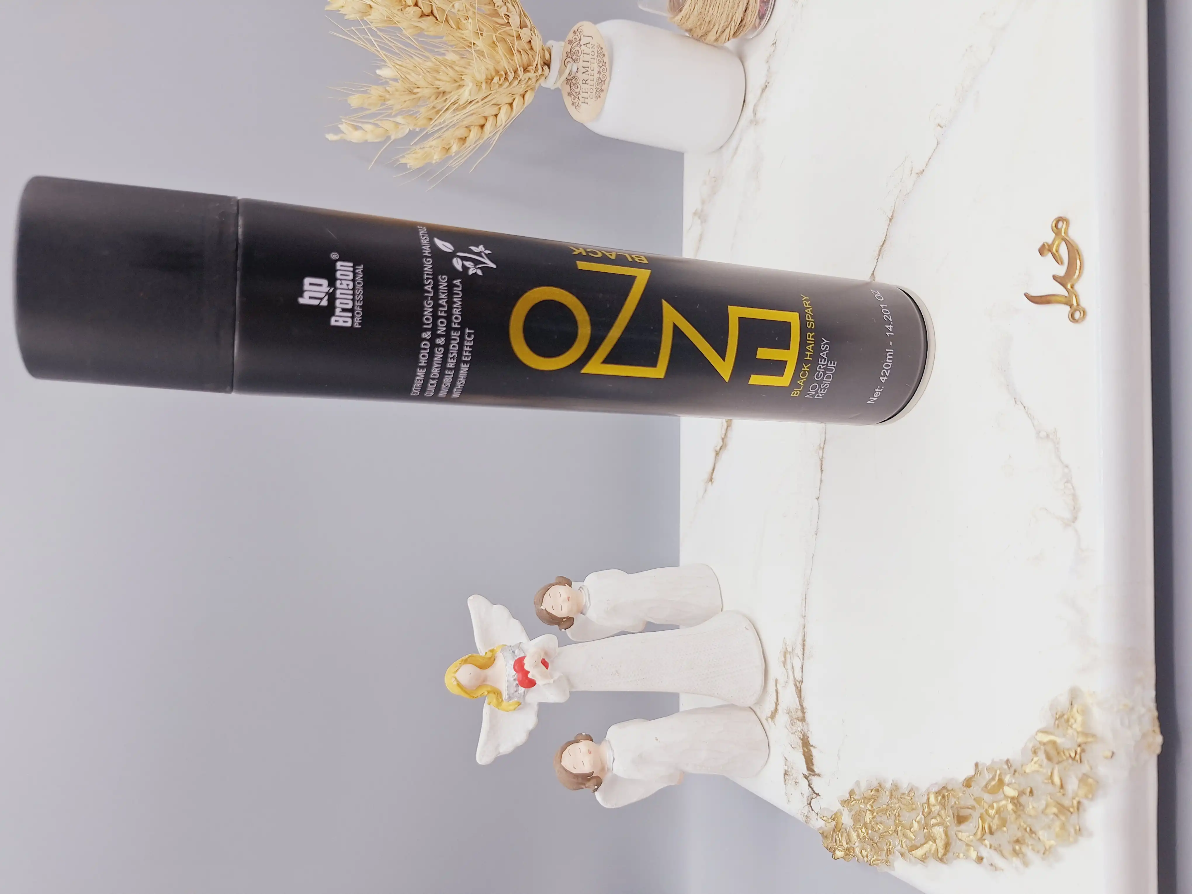 اسپری و تافت مو حالت دهنده معطر برند ENZO کد 2533