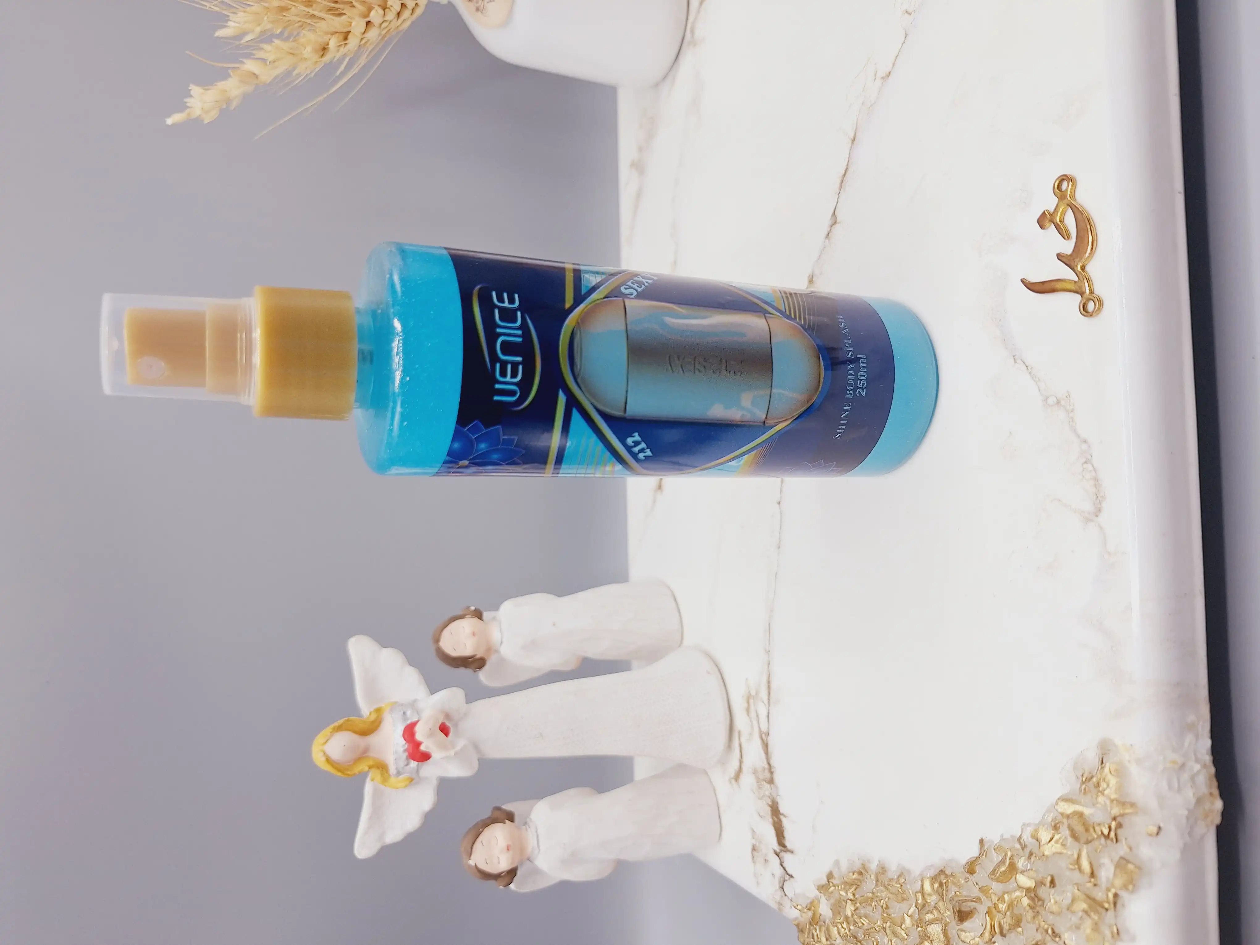 بادی اسپلش شاین دار ادکلنی سایز بزرگ ونیز VENICE رایحه 212 SEXY