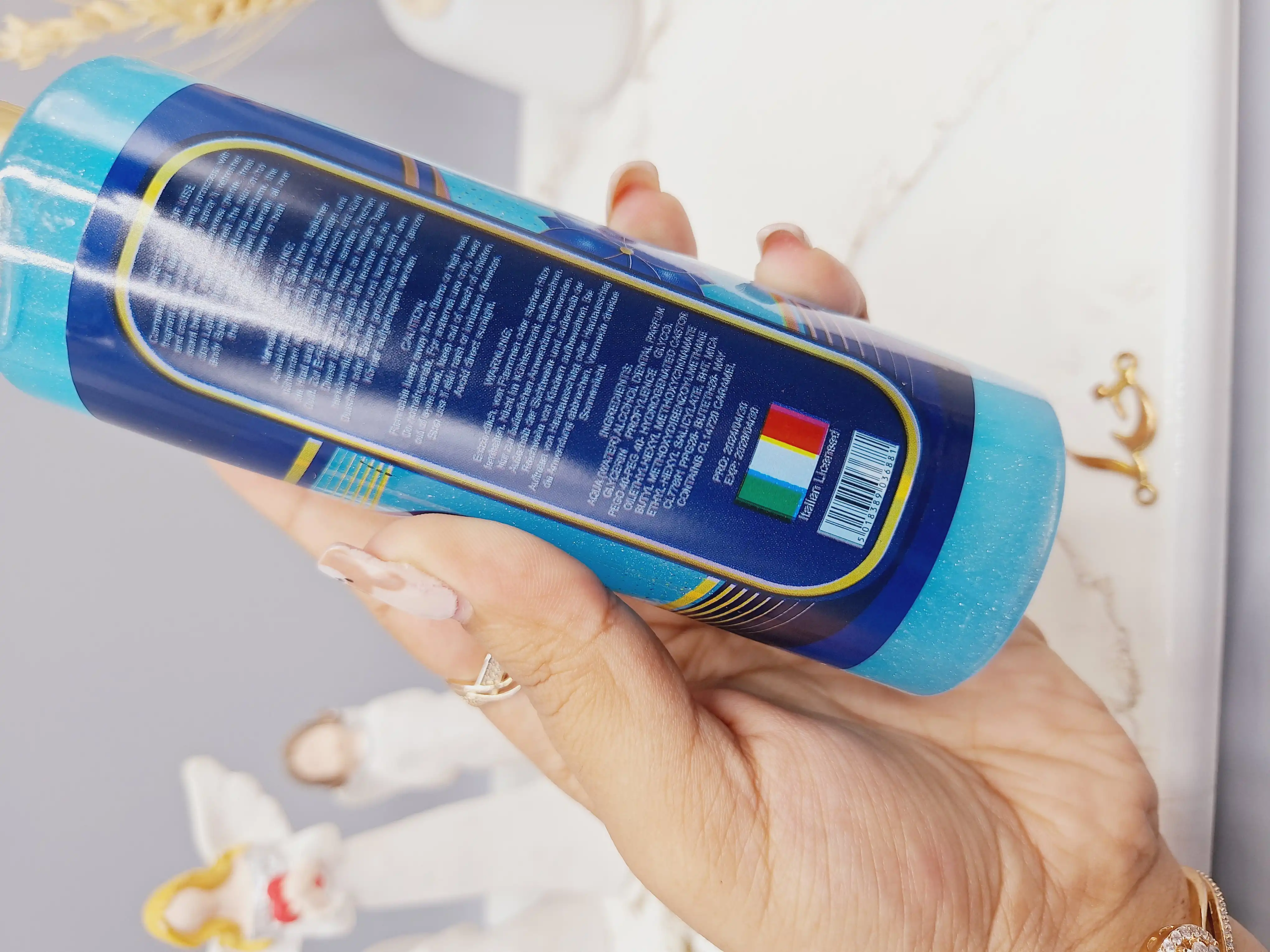 بادی اسپلش شاین دار ادکلنی سایز بزرگ ونیز VENICE رایحه 212 SEXY