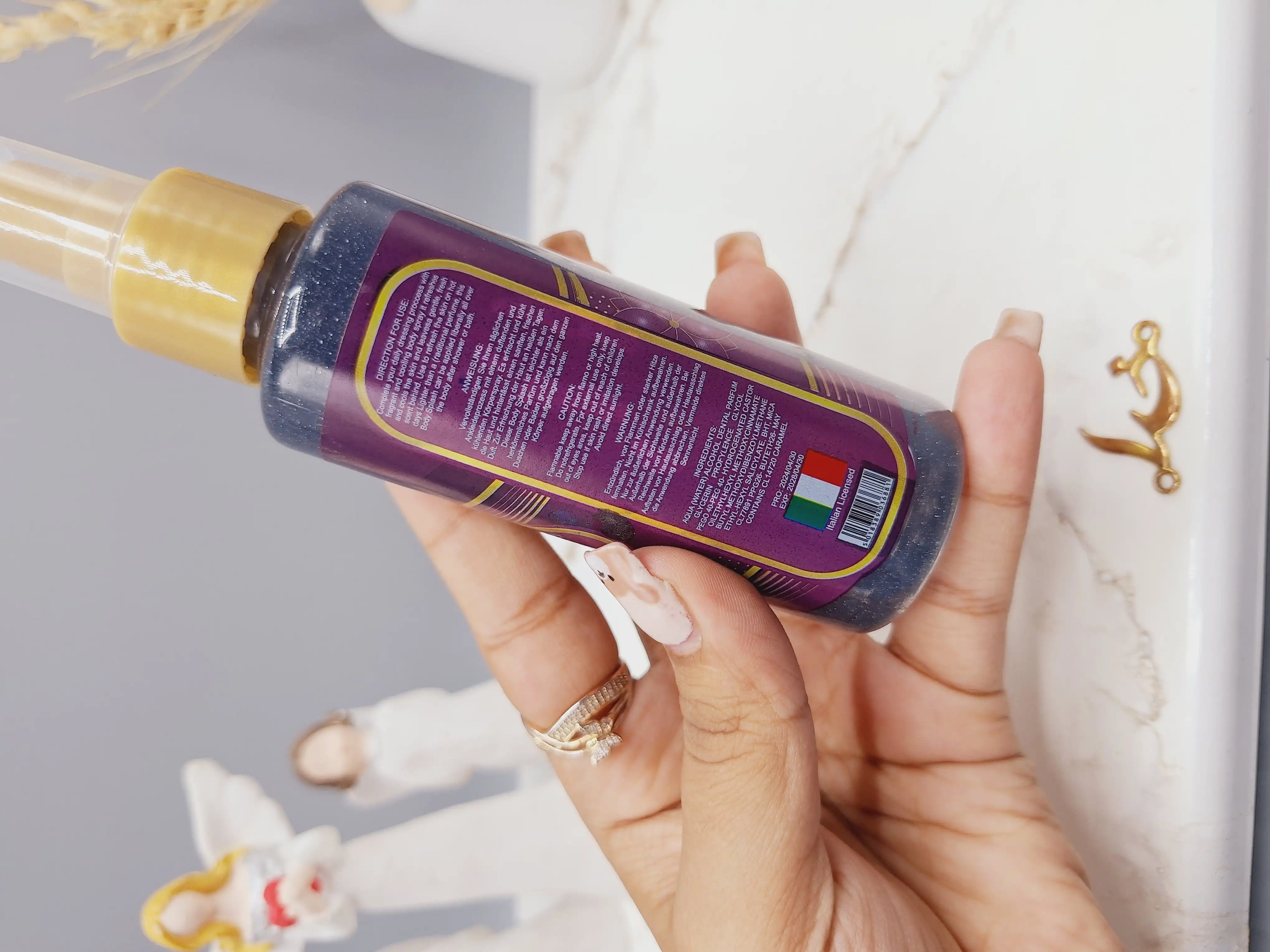 بادی اسپلش شاین دار ادکلنی سایز کوچک ونیز VENICE رایحه CHANCE