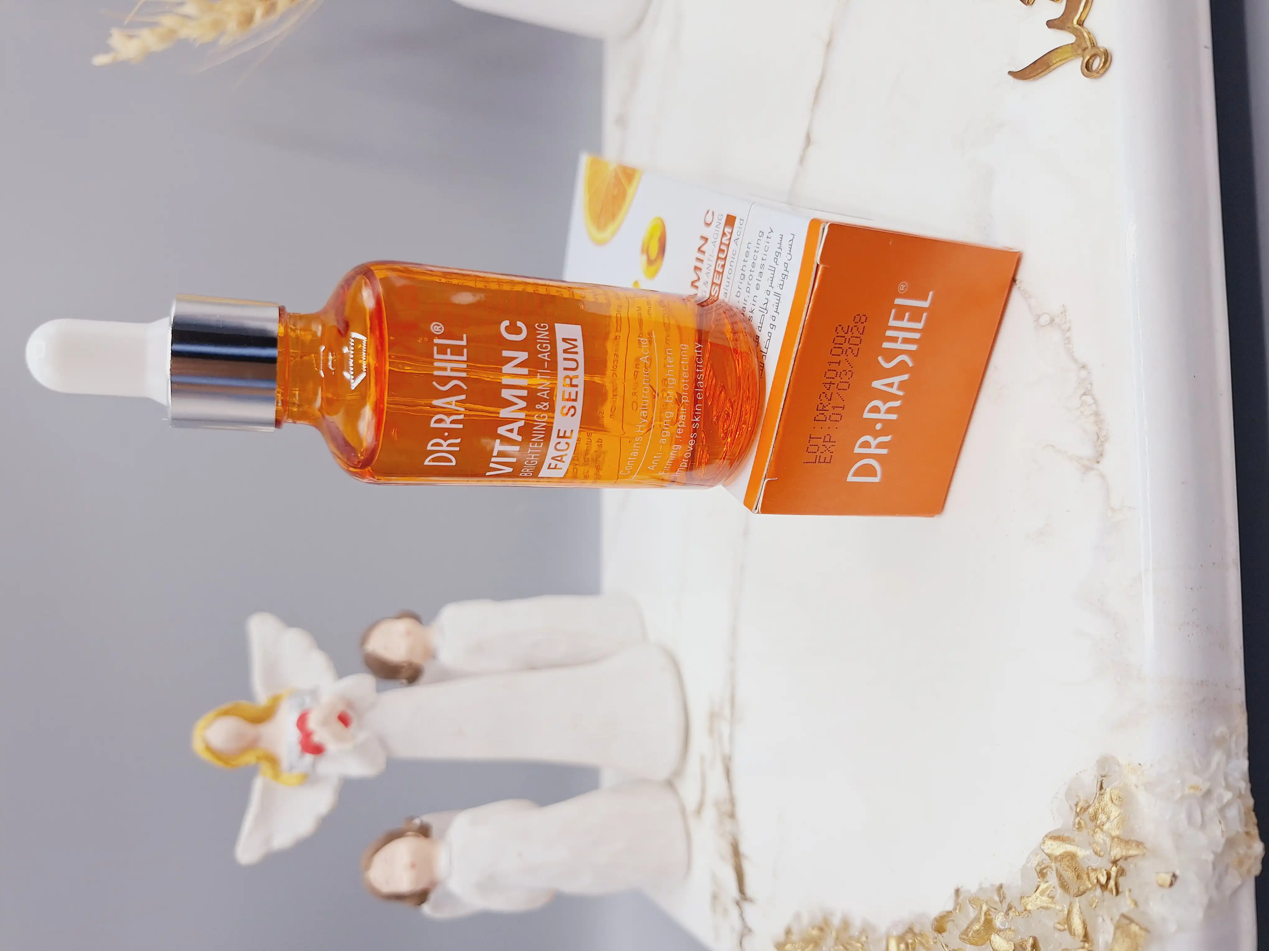 سرم صورت ویتامین سی آبرسان قوی پوست و روشن کننده برند دکتر راشل اصلی کد 1431