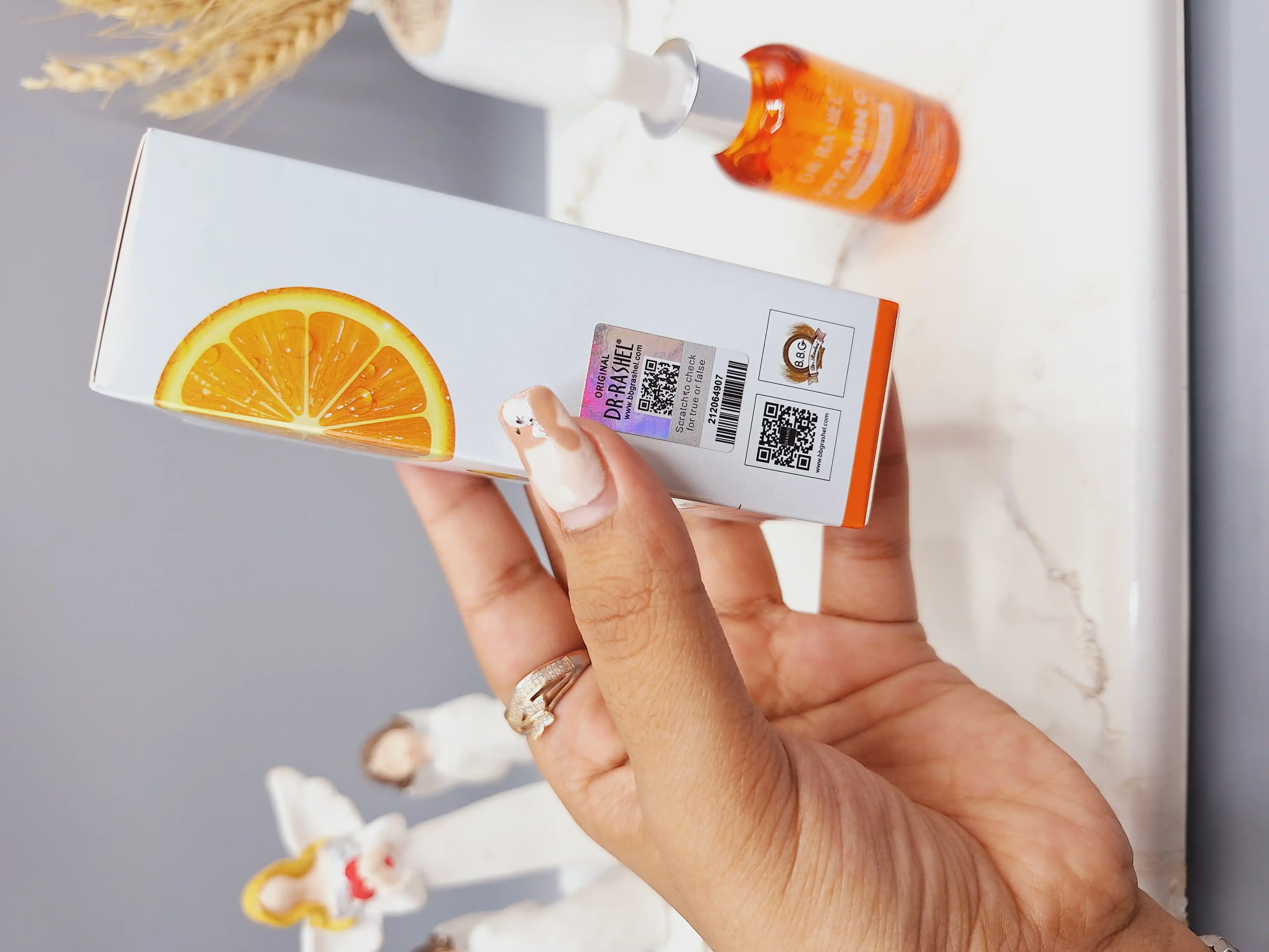 سرم دور چشم ویتامین C ضد چروک و پف چشم برند دکتر راشل اصلی کد 1430