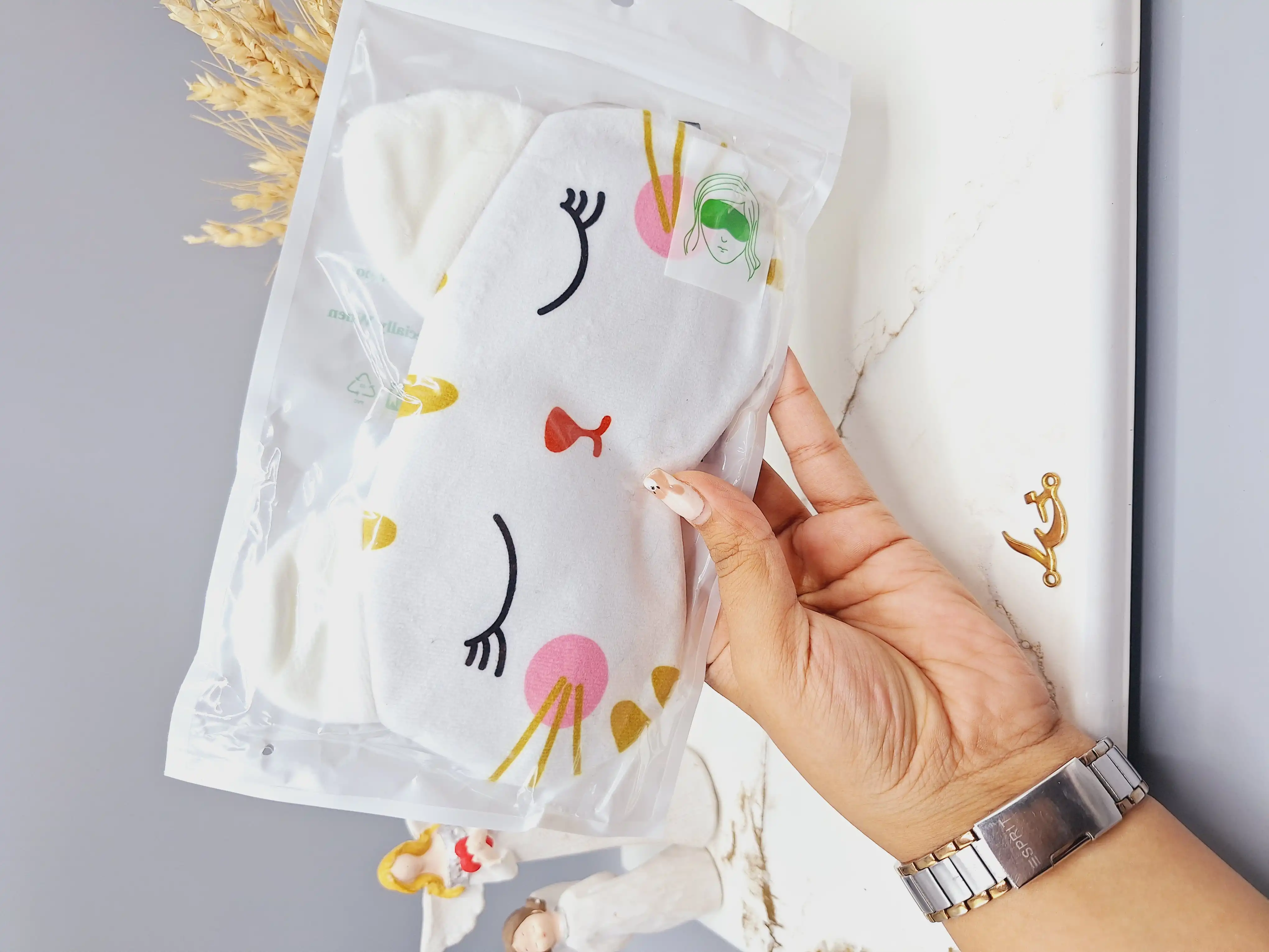 چشم بند فانتزی کپرس سرد و گرم طرح حیوانات رندم