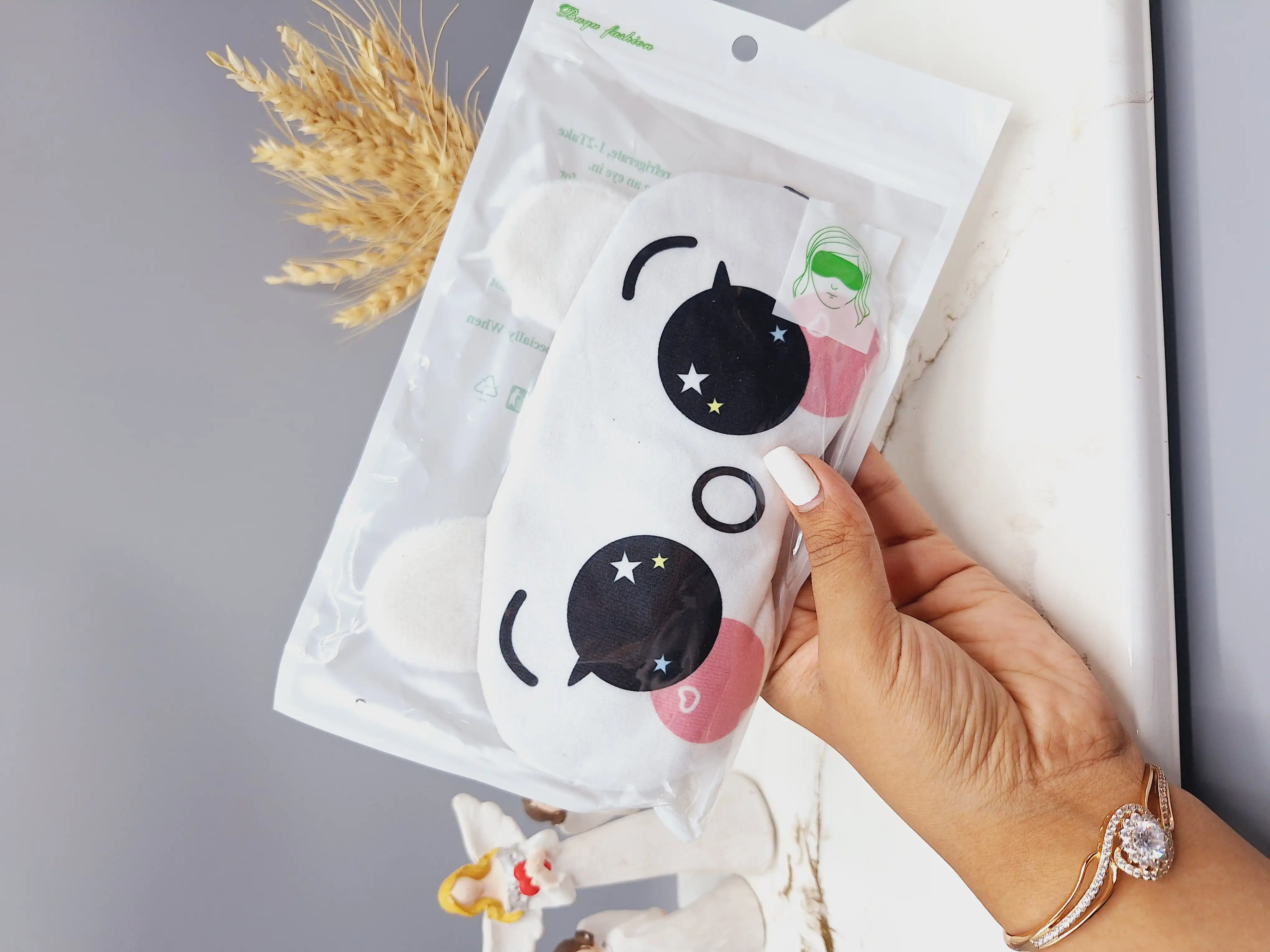 چشم بند فانتزی کپرس سرد و گرم طرح حیوانات رندم