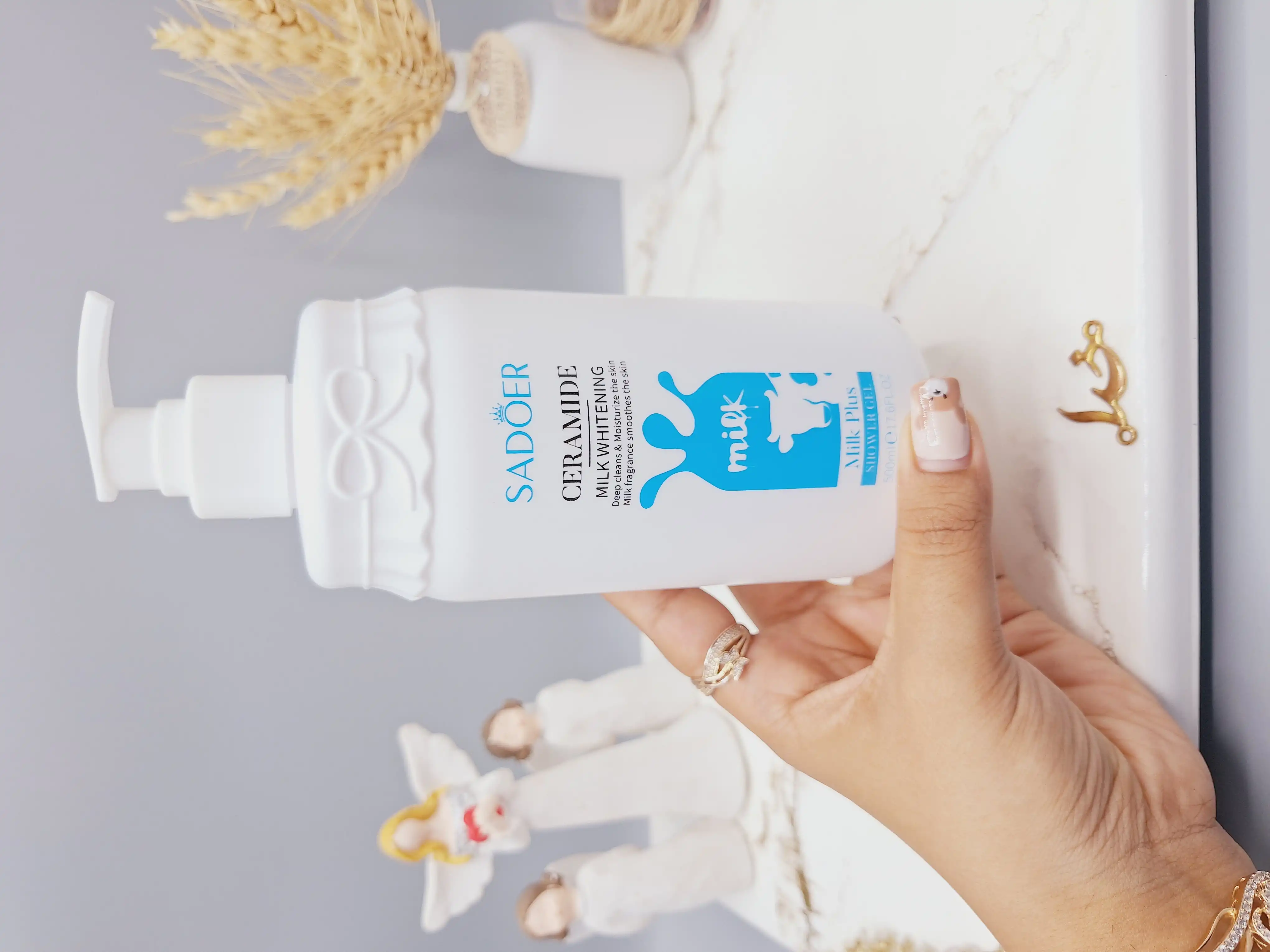 شامپو بدن 500 میل رایحه شیر وانیل برند Sadoer‏ کد SD88555