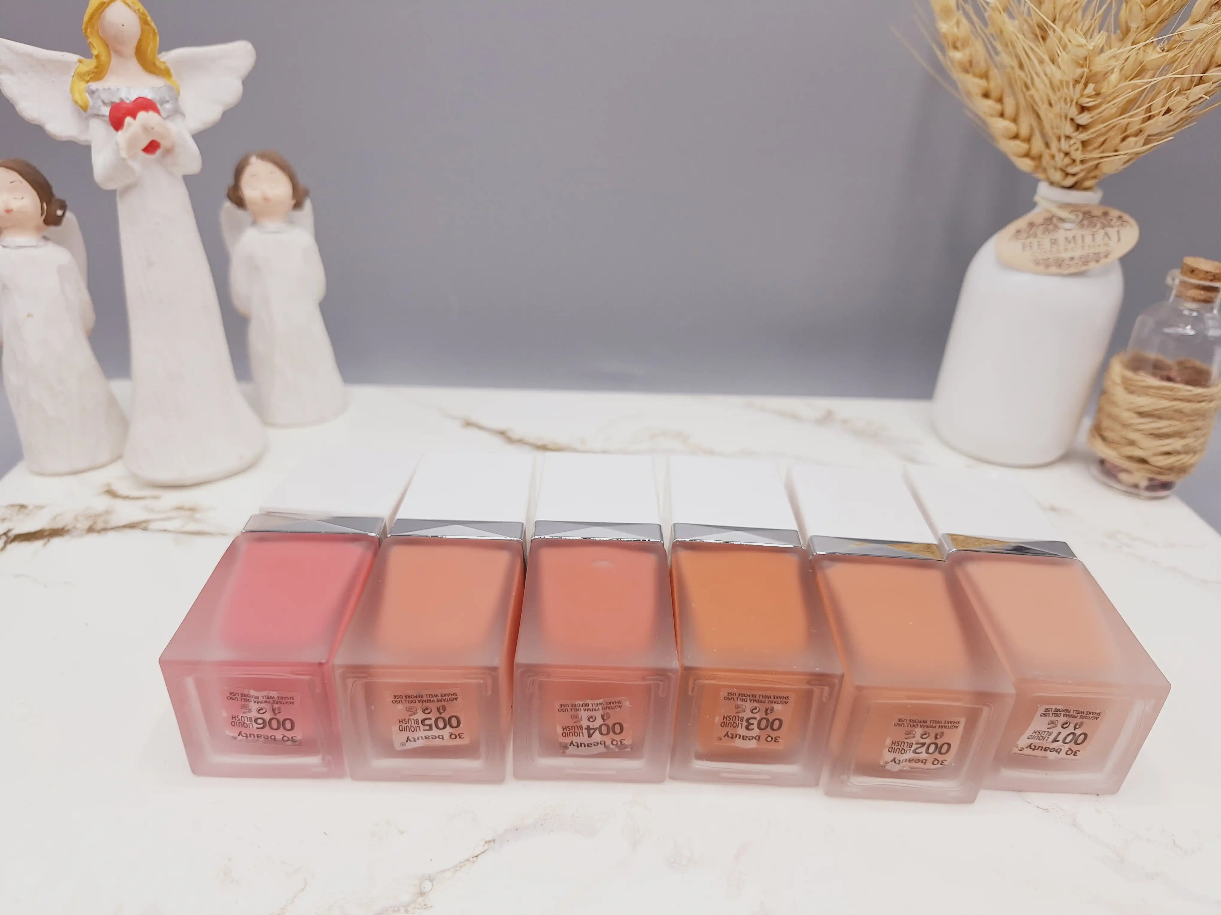 رژ گونه مایع کیفیت عالی برند 3Q کد  BL_018