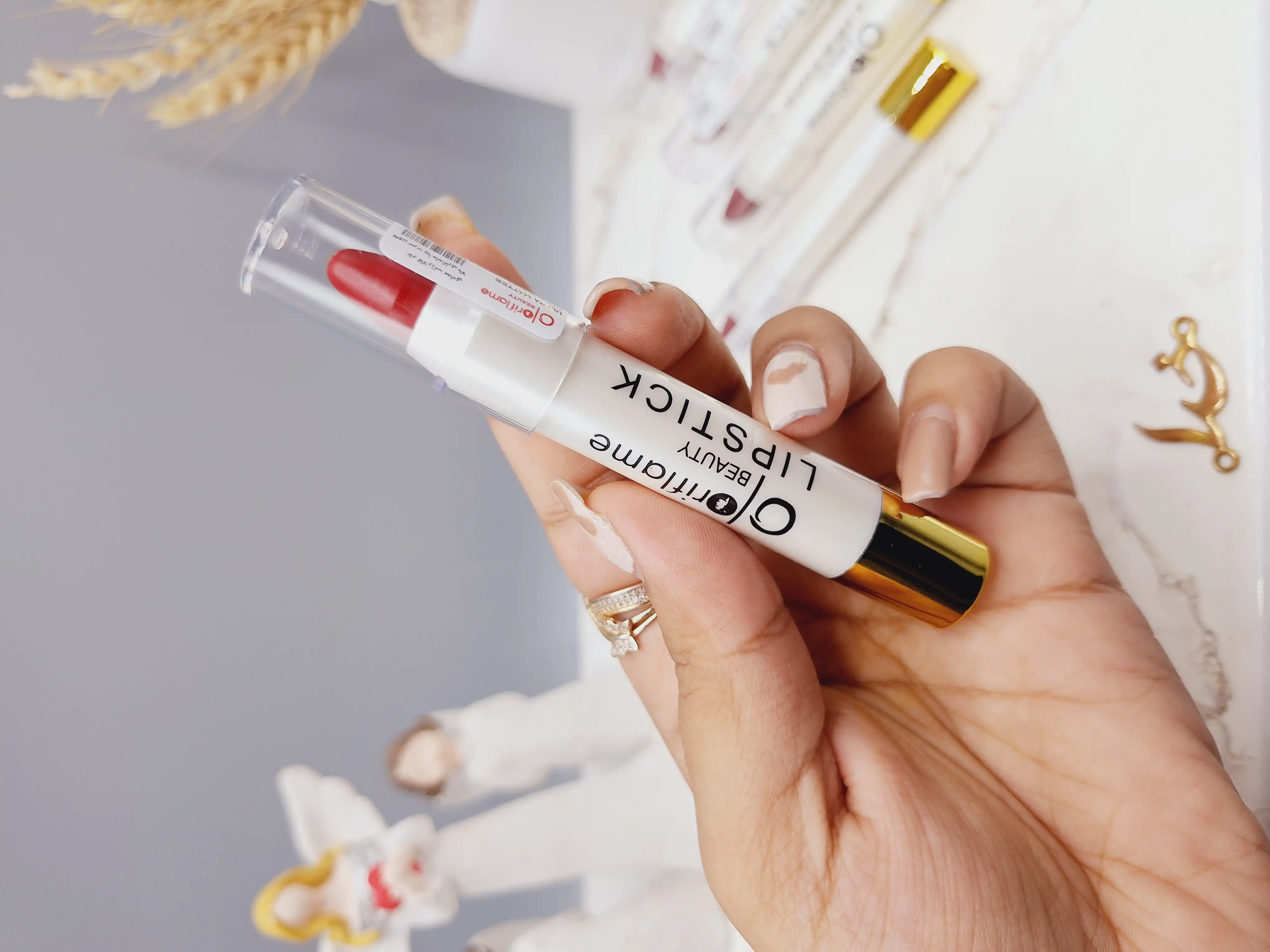 پک 6تایی رژ لب جامد پیچی برند اوریفلیم کد 2303