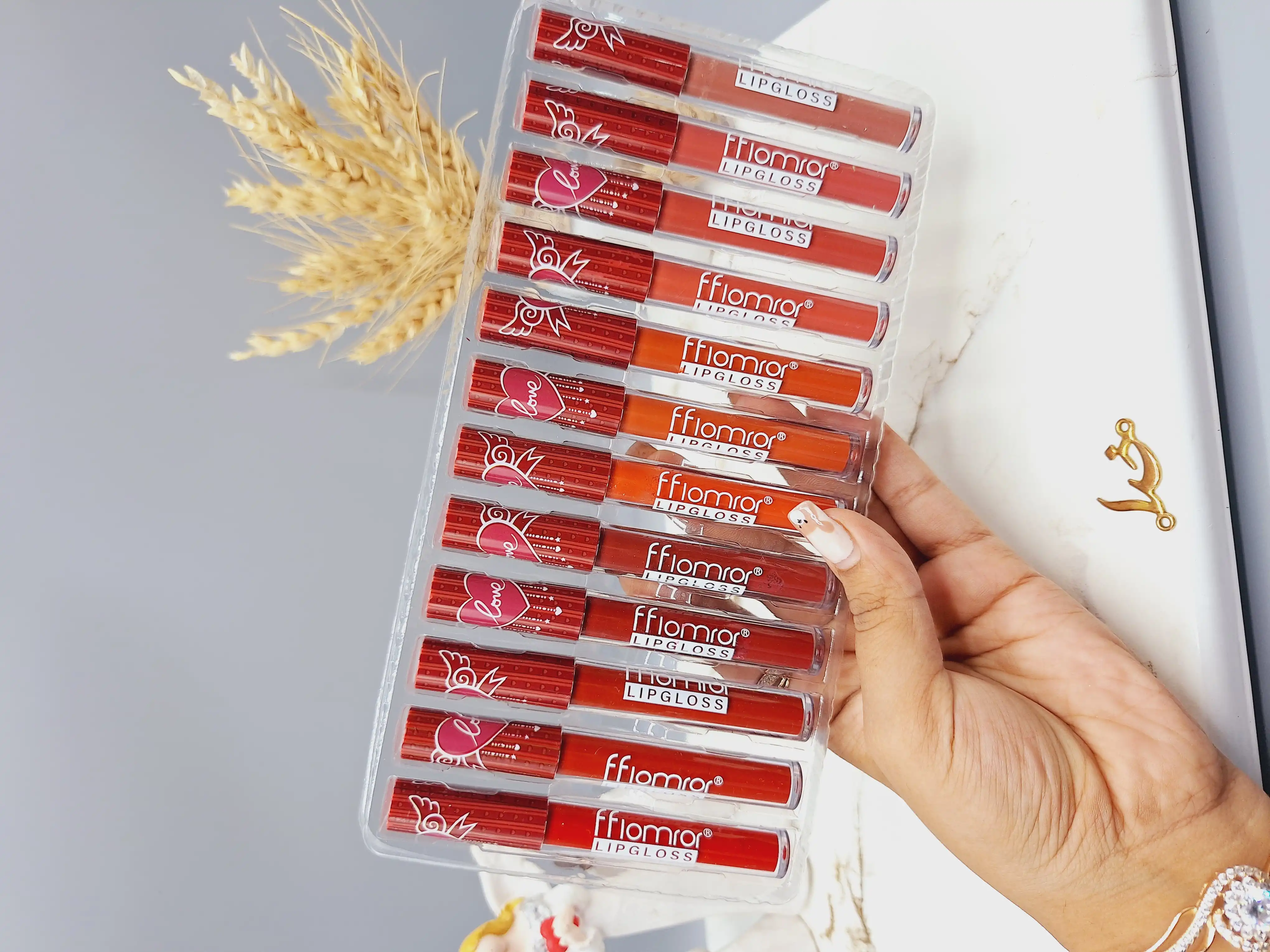 پک رژ مایع 12 تایی کیفیت عالی ساخت چین برند فلورمار کد 5589