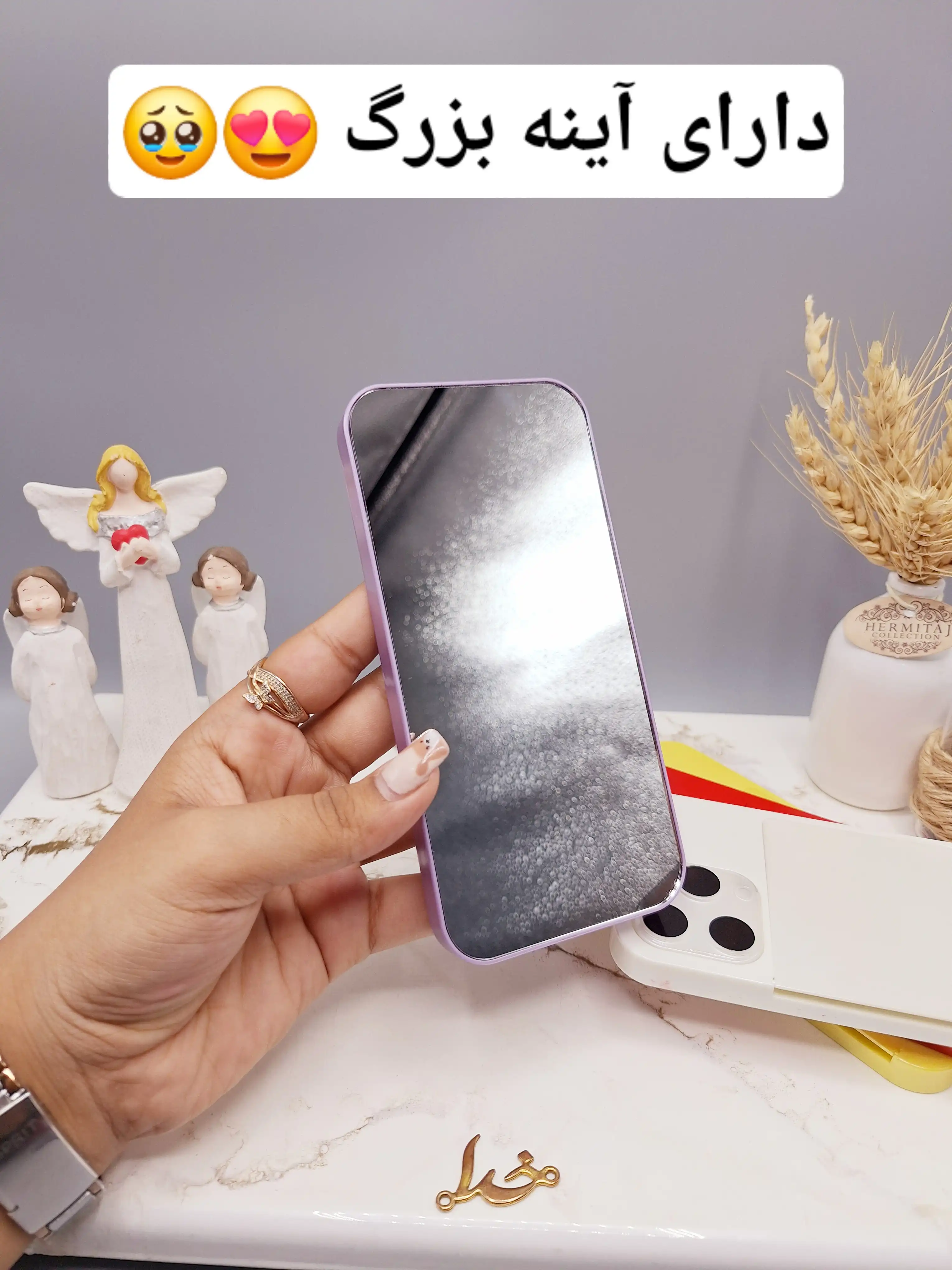 پالت رژ گونه و هایلایتر طرح آیفونی کد 2198B