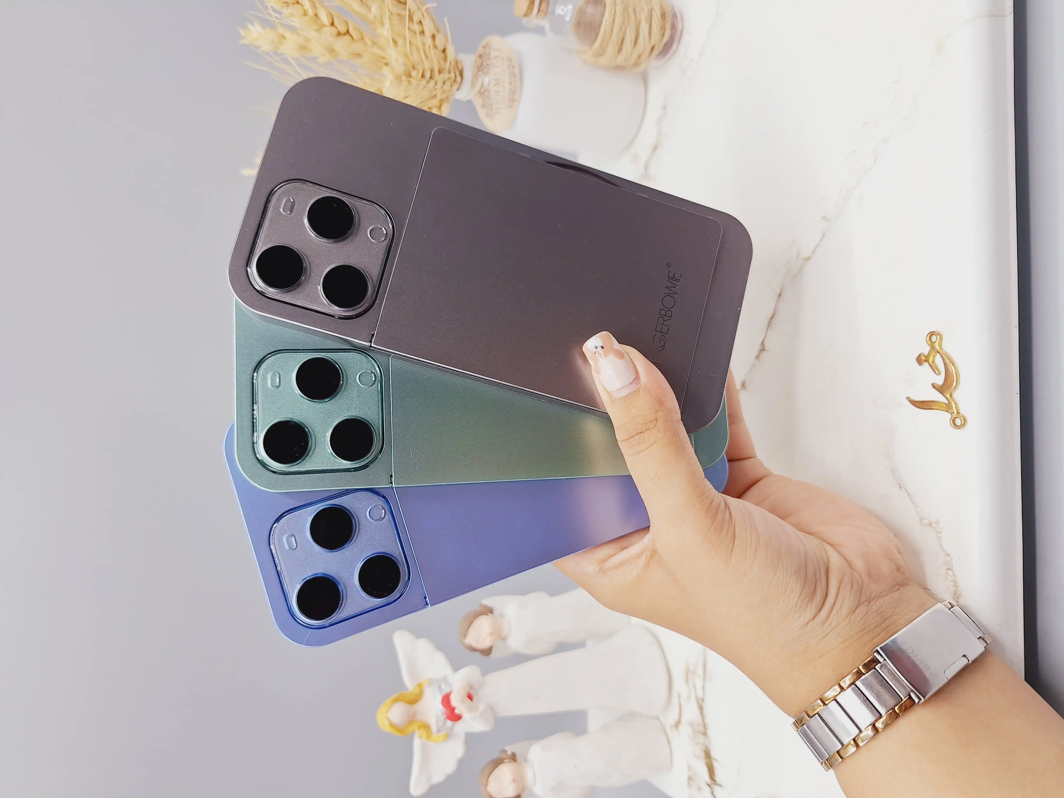 پالت رژ گونه و هایلایتر طرح آیفونی کد 2198B