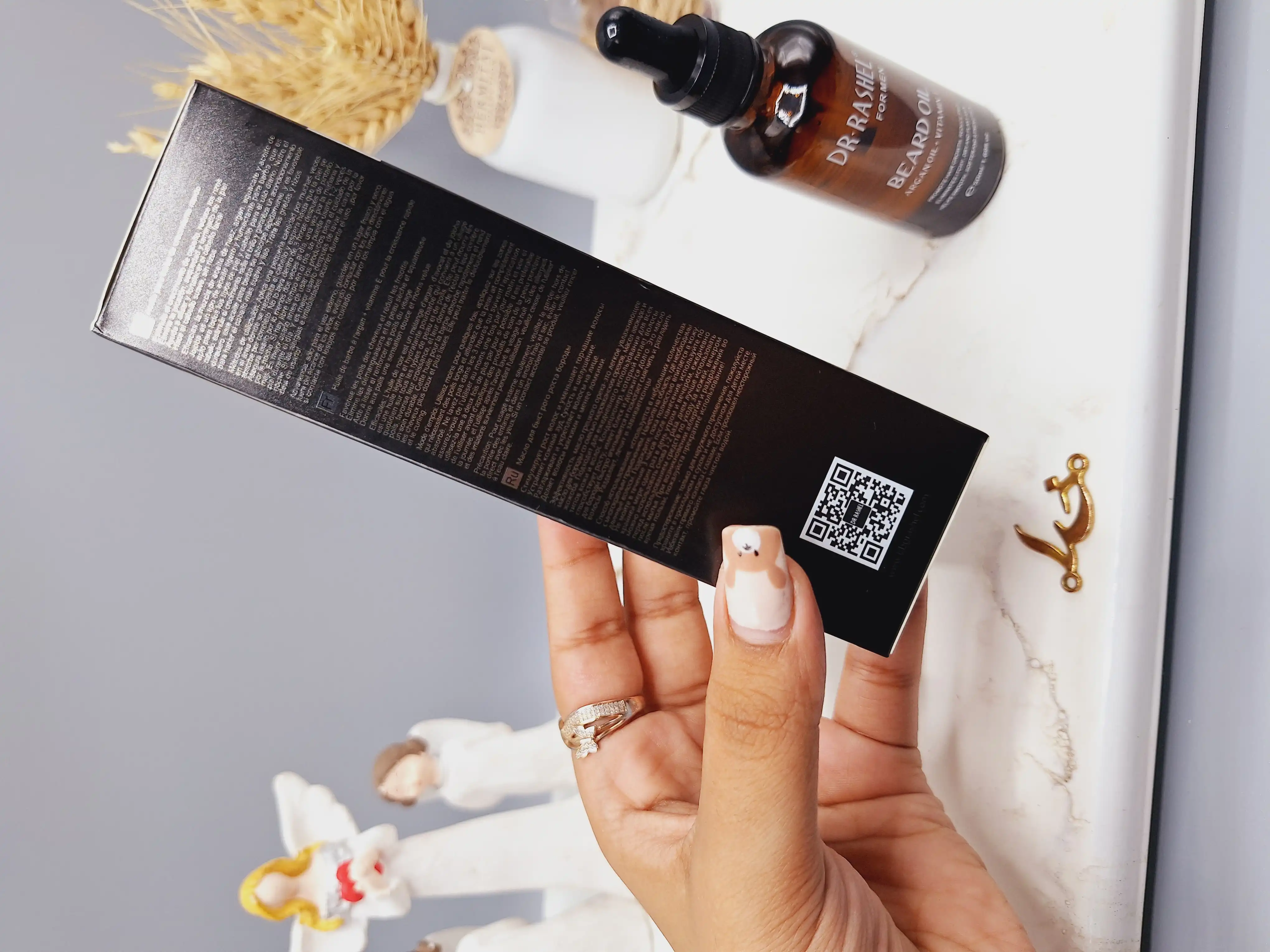 روغن رشد دهنده ریش آقایان برند دکتر راشل اصلی کد 1409