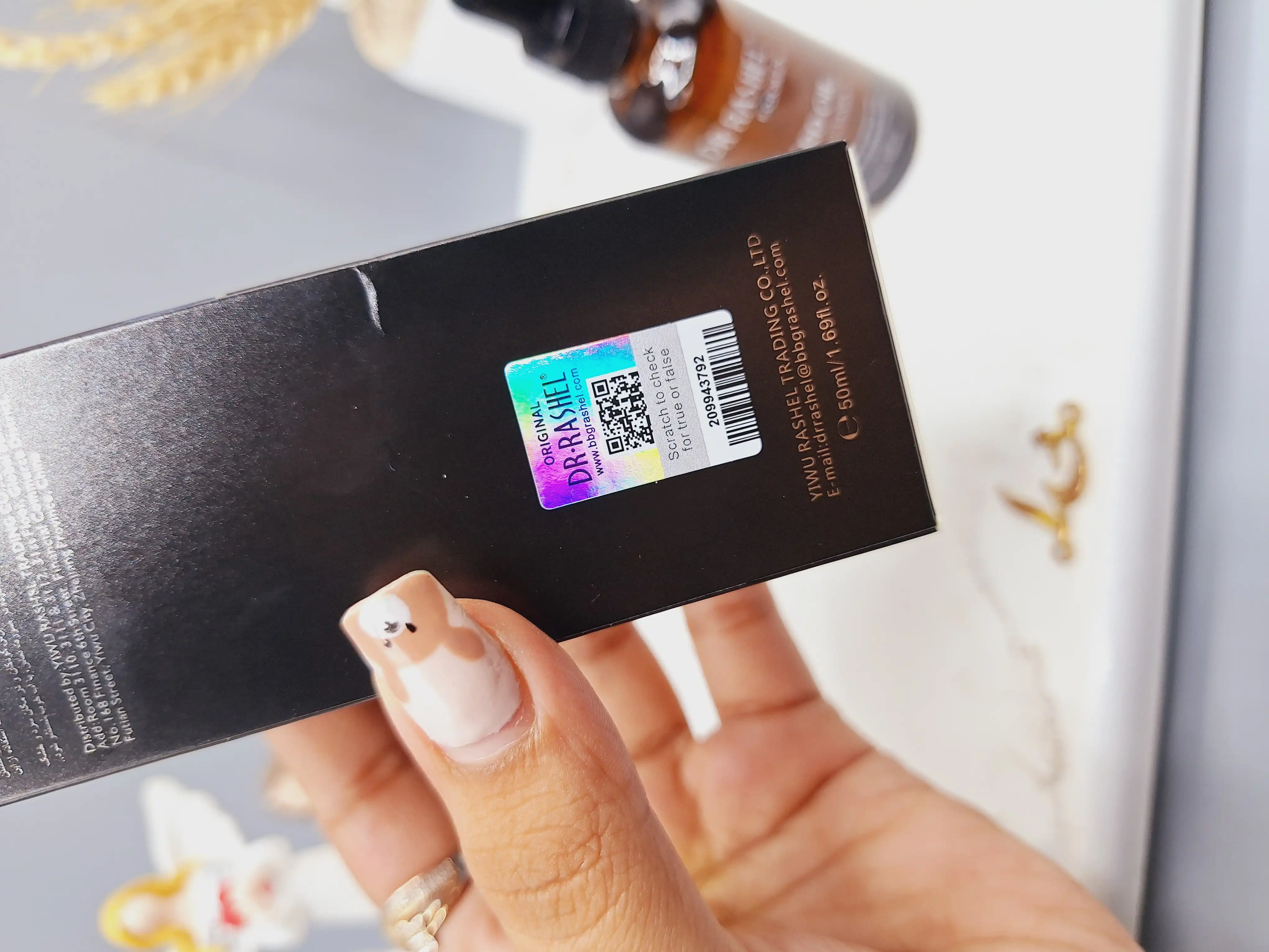 روغن رشد دهنده ریش آقایان برند دکتر راشل اصلی کد 1409