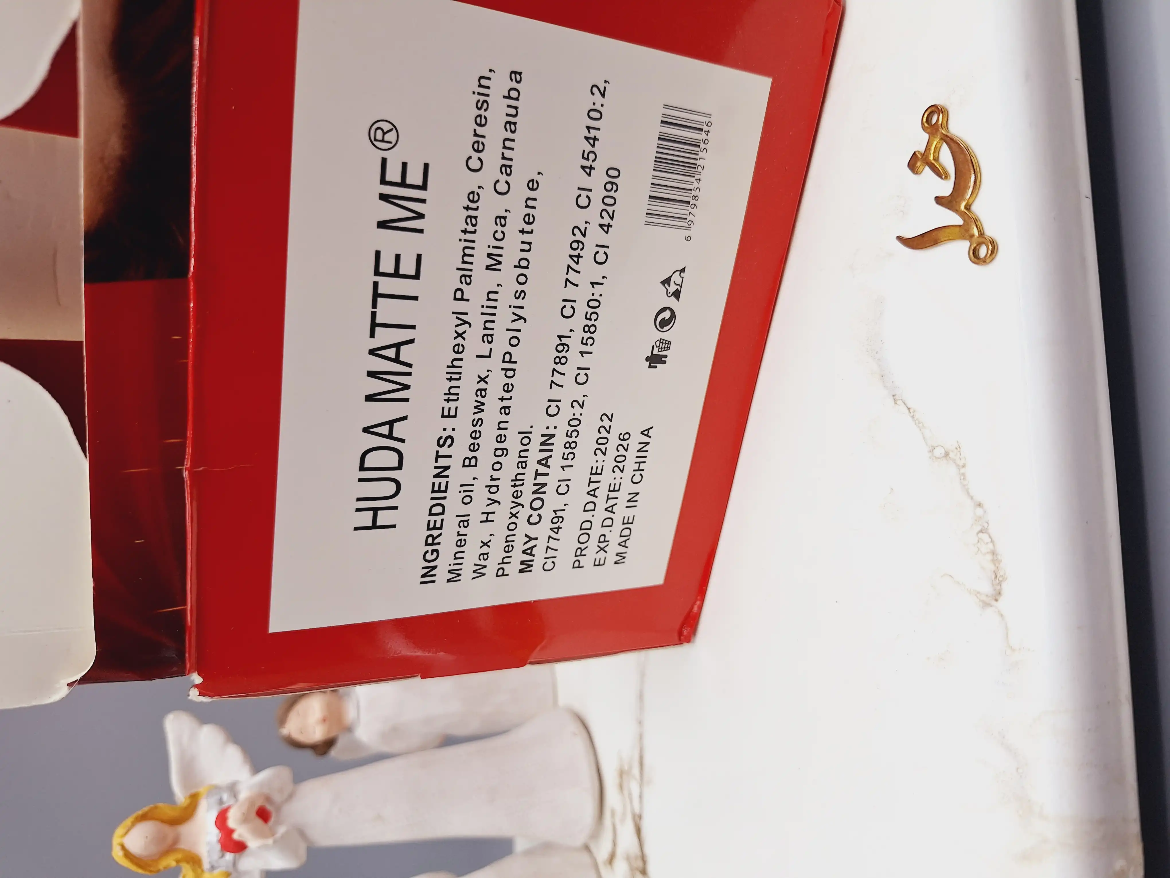 پک 6 تایی رژ مایع برند HUDA MATTE ME کد 2533