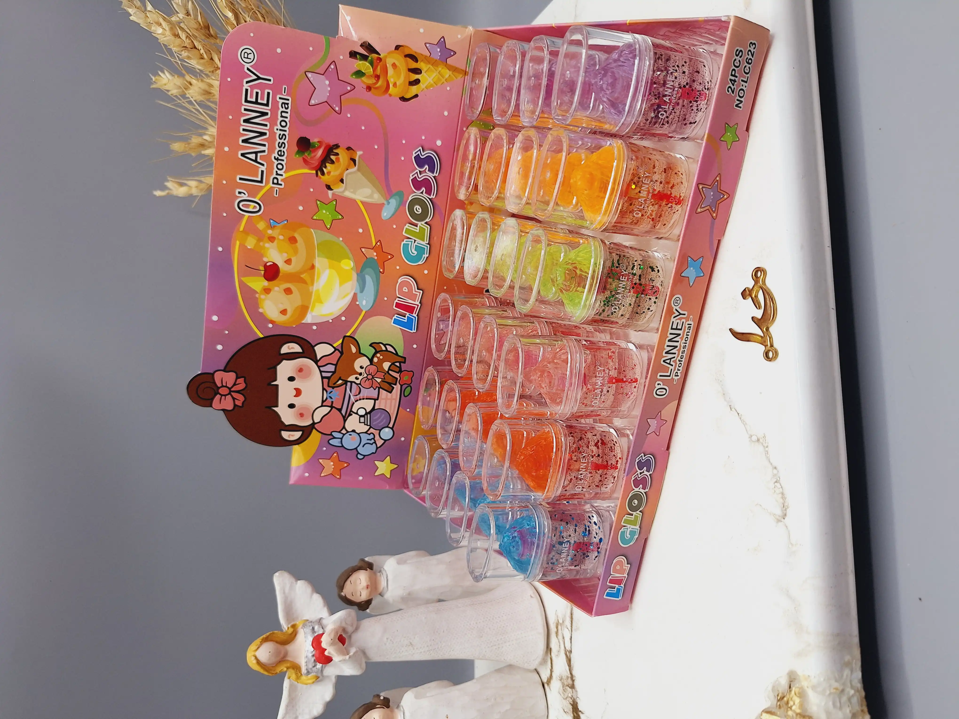 لیپ گلاس گلیتری کوه یخ O'LANNEY کد LC623