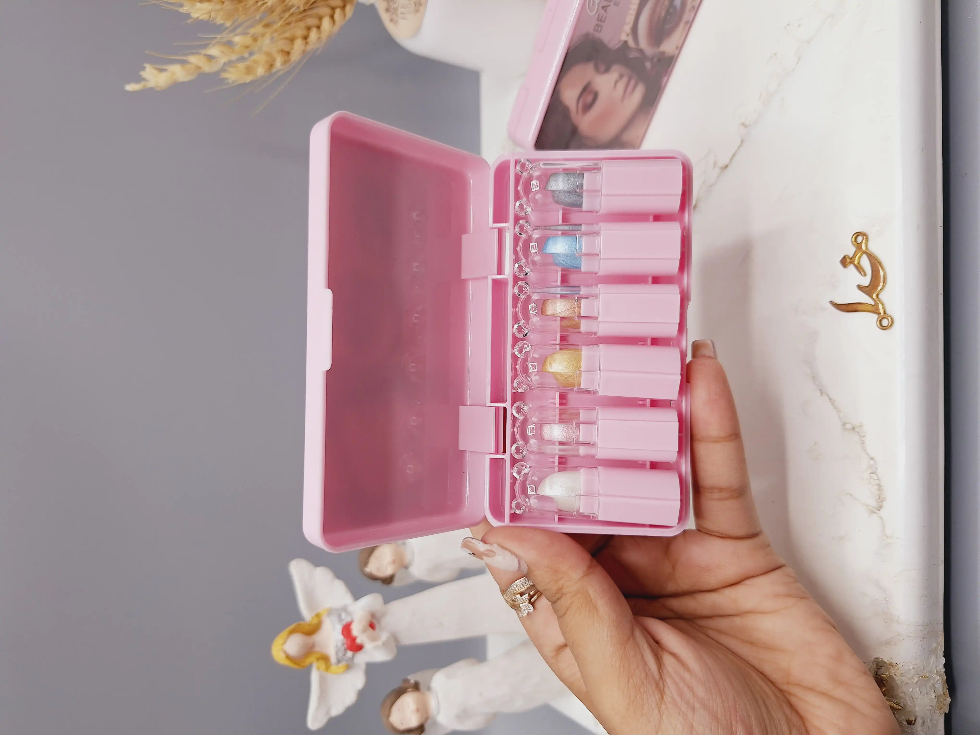 پالت 6تایی سایه چشم زیبا برند BEAUTY SECRET کد 8088