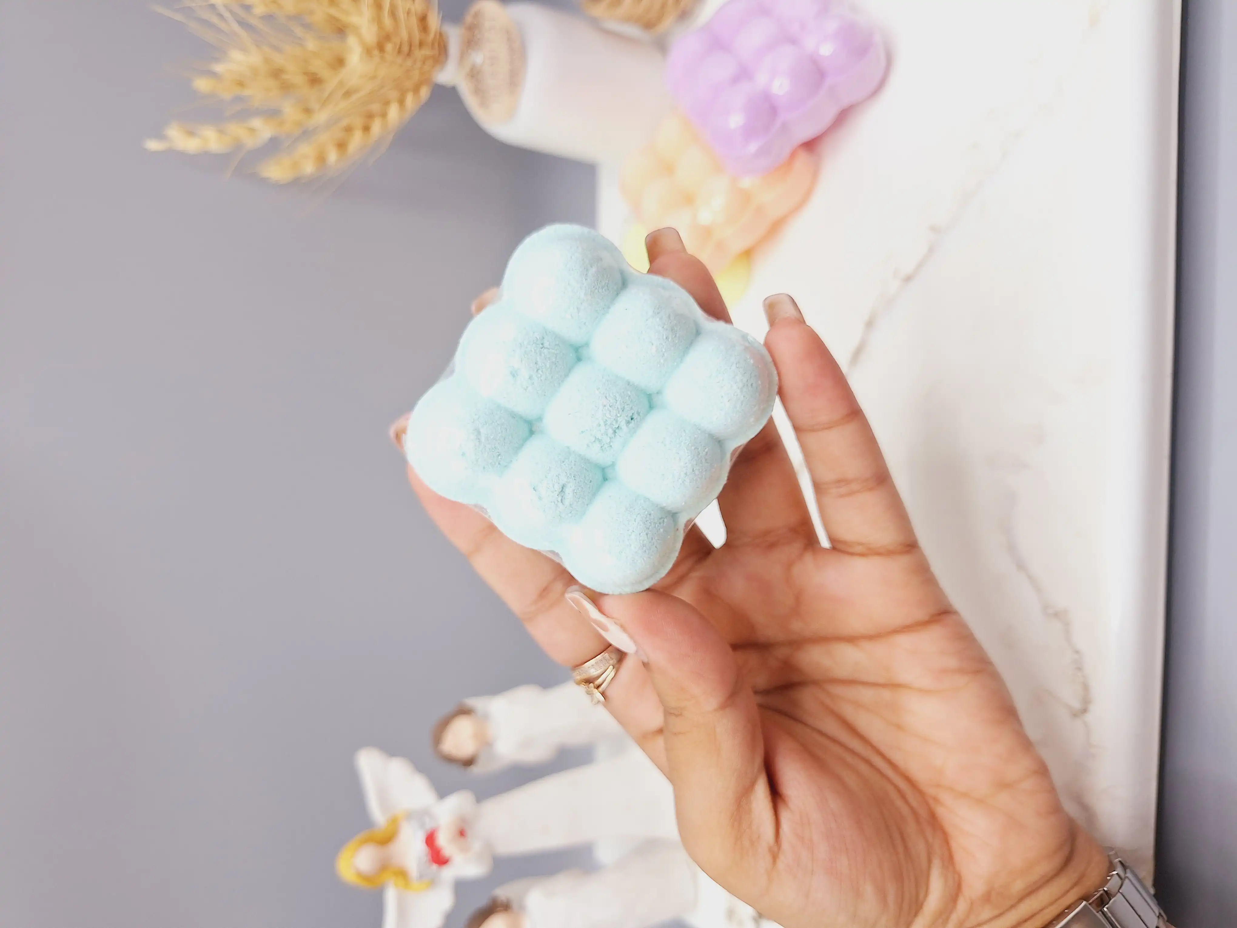 کوکتل و پدیکور طرح وافل وزن 60 گرم