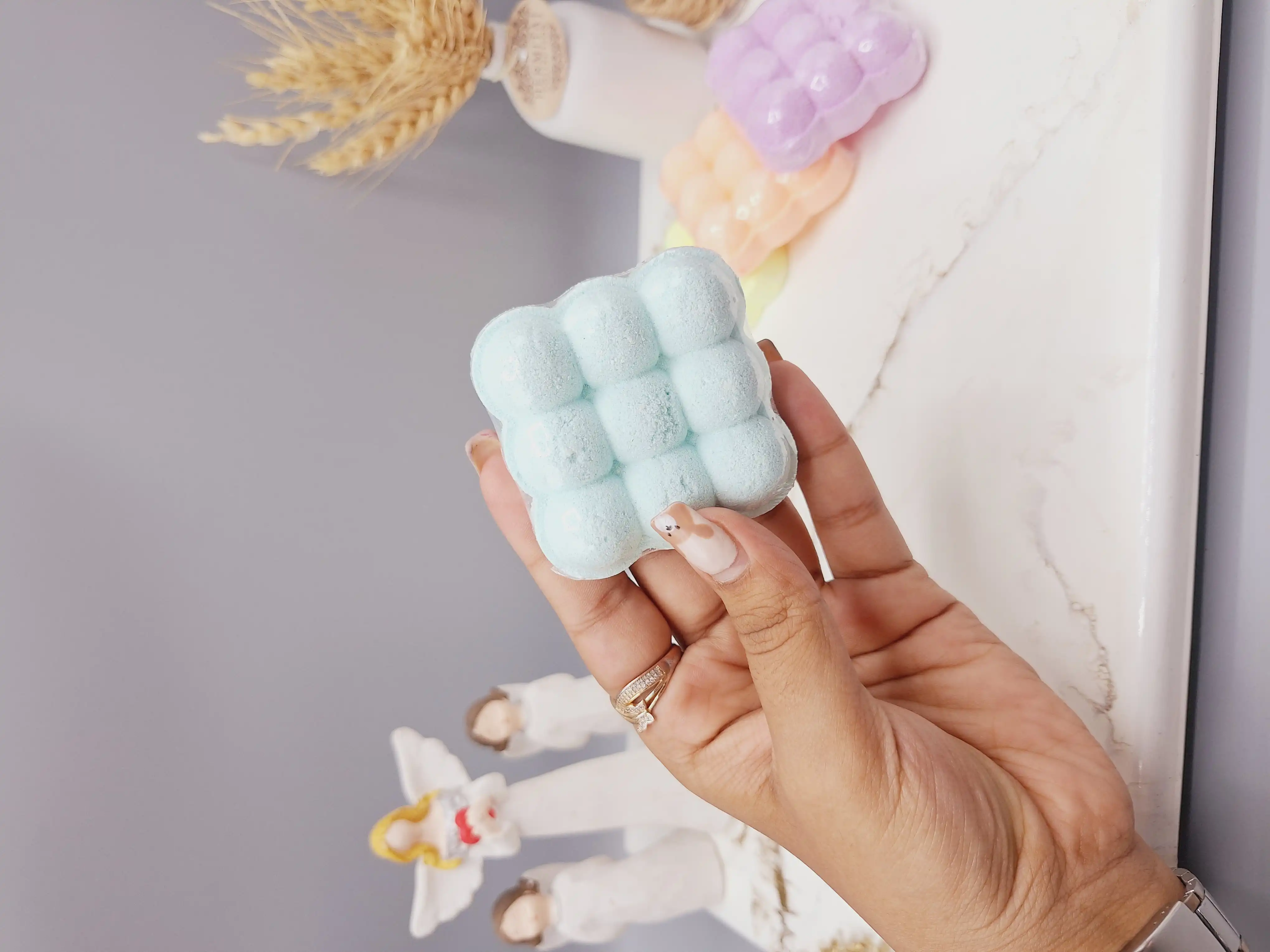 کوکتل و پدیکور طرح وافل وزن 60 گرم