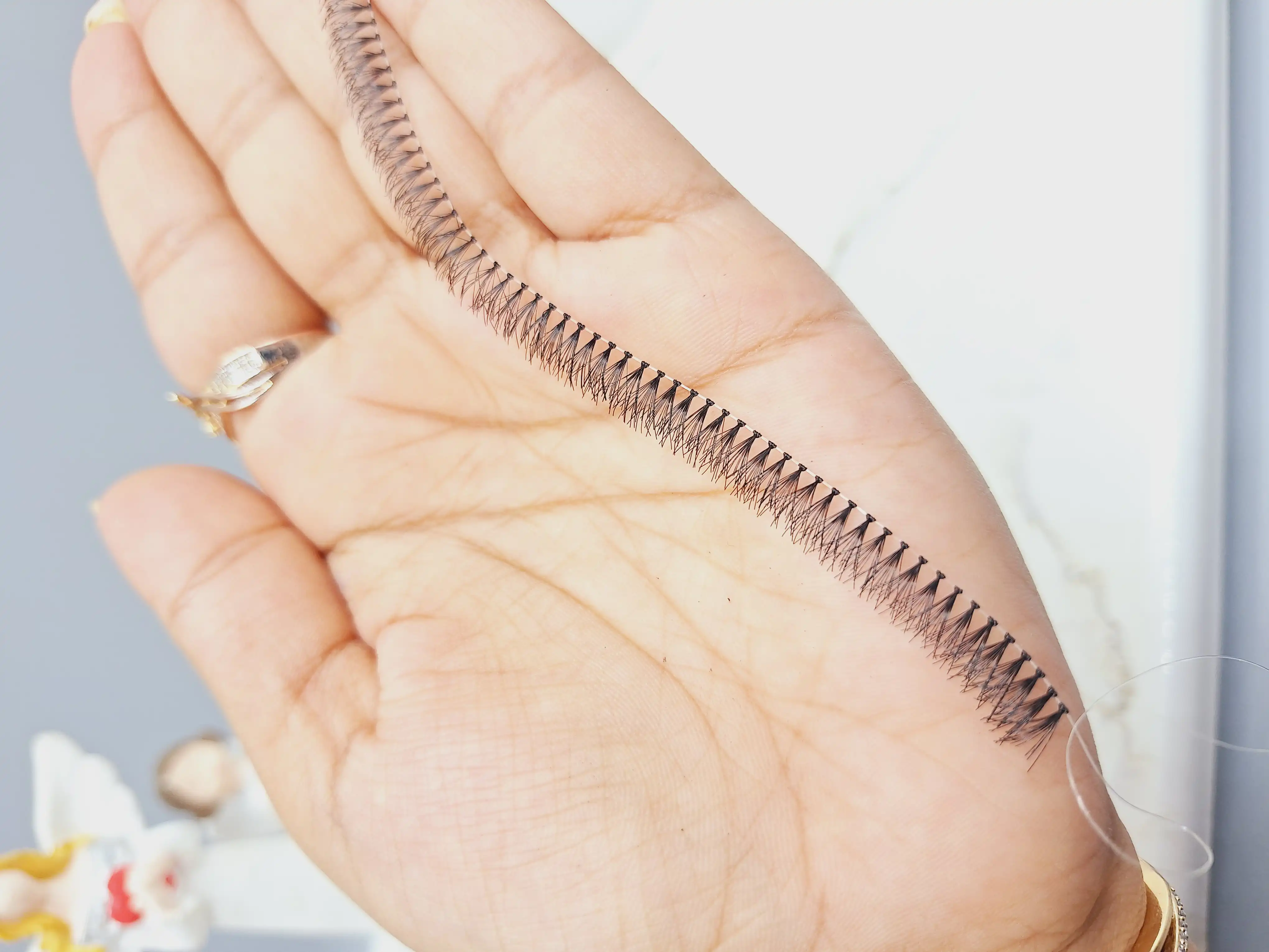 مژه ریسه ای سایز 8 کیفیت عالی