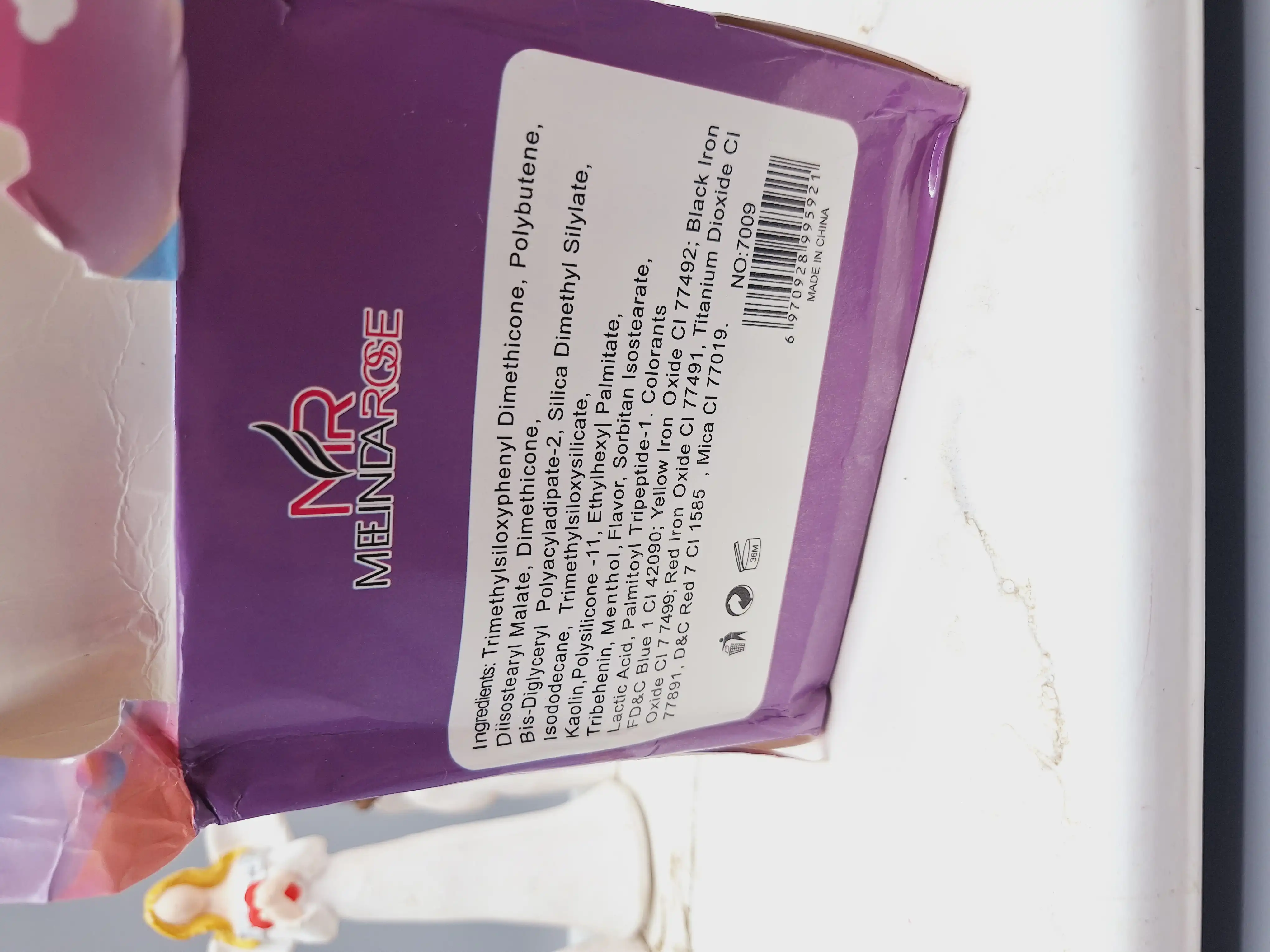 تینت لب طرح پیشی برند MEINLAROSE کد 7009