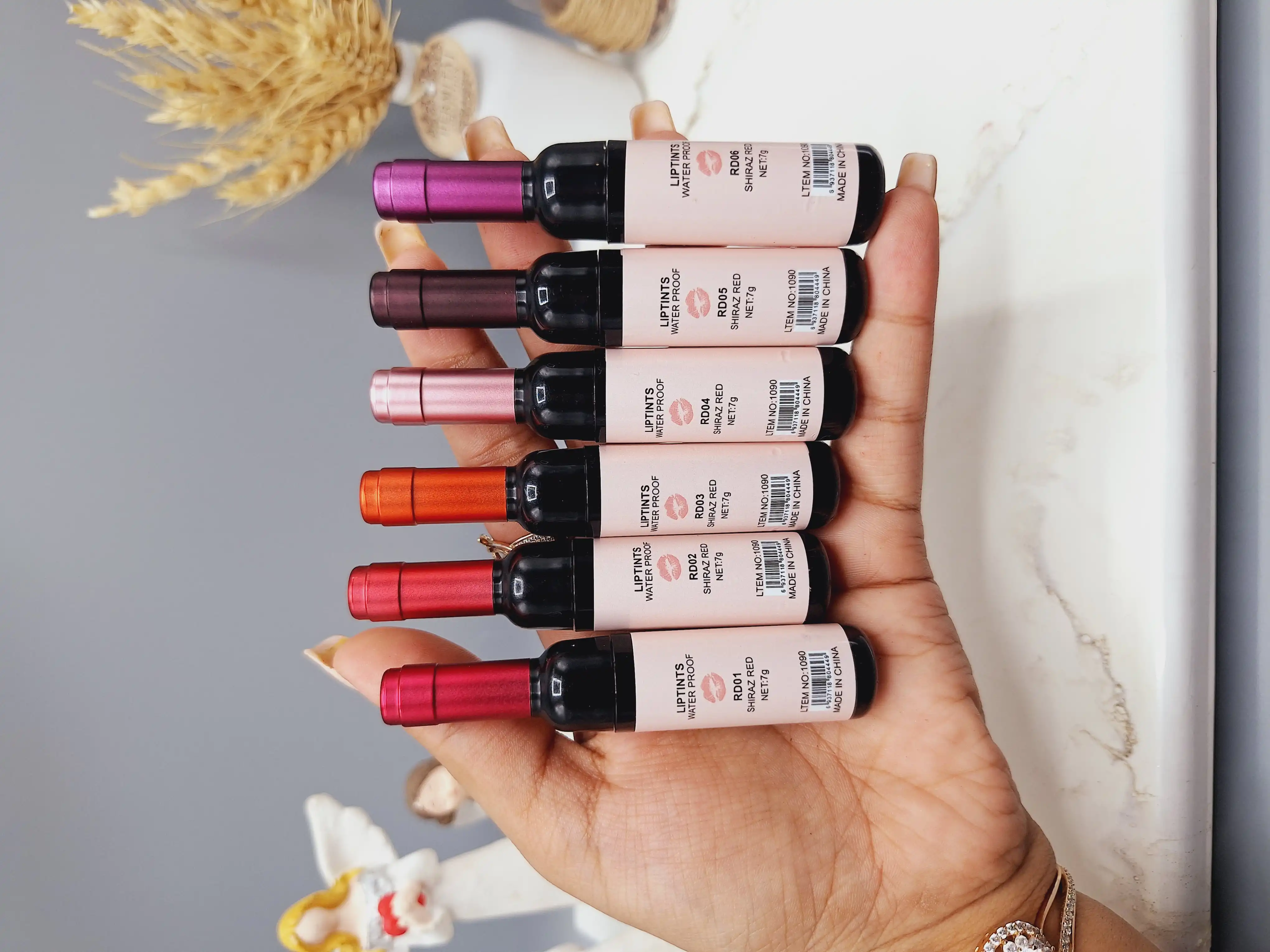 تینت لب شامپاین برند Romantic Lemon کیفیت عالی کد 1090