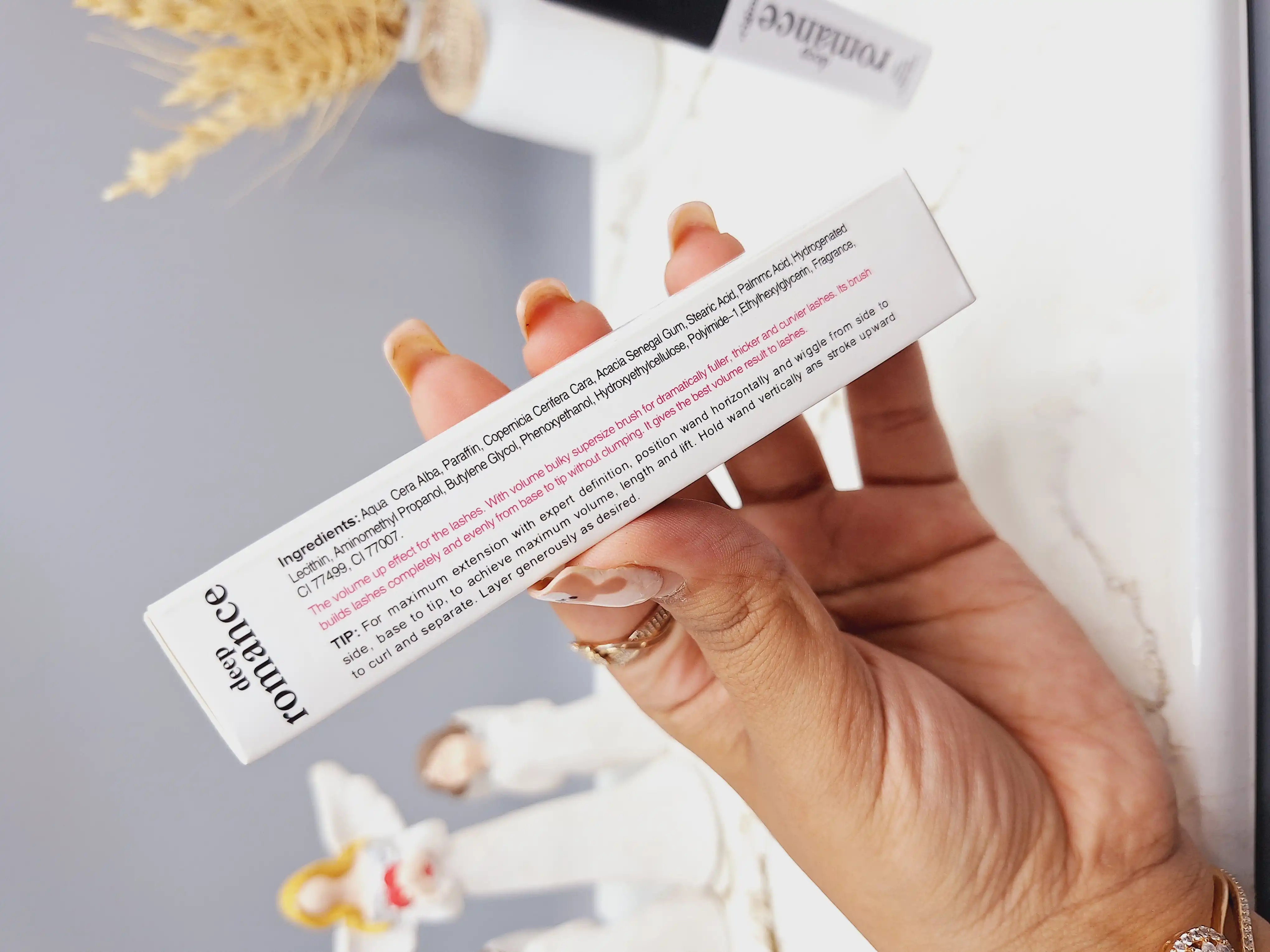 ریمل دیپ رومانس سفید (دیپ رومنس) حجم دهنده کد 1460