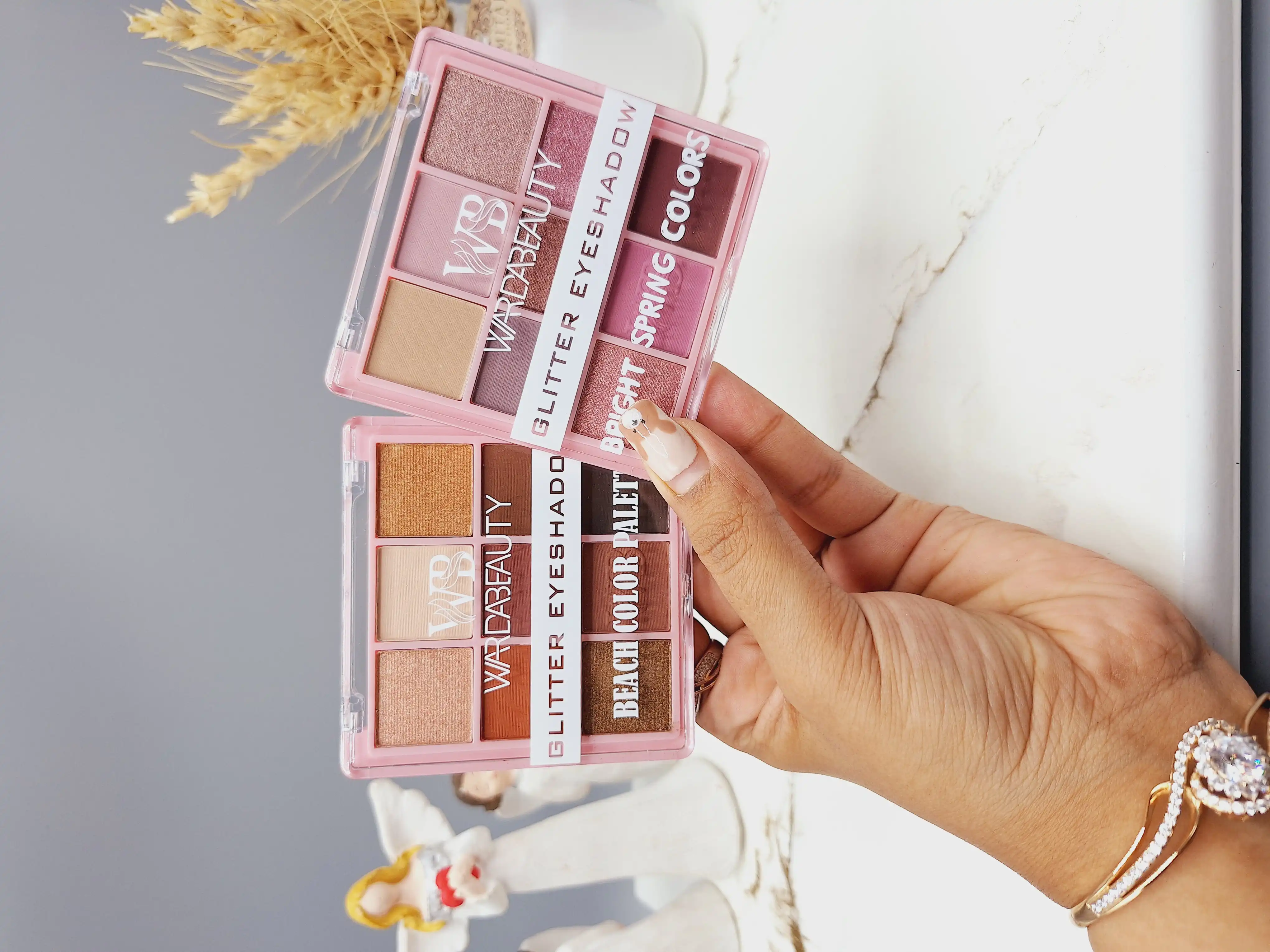 پالت سایه 9 رنگ جذاب WARDABEAUTY مدل BRIGHT SPRING COLORS کد 312131