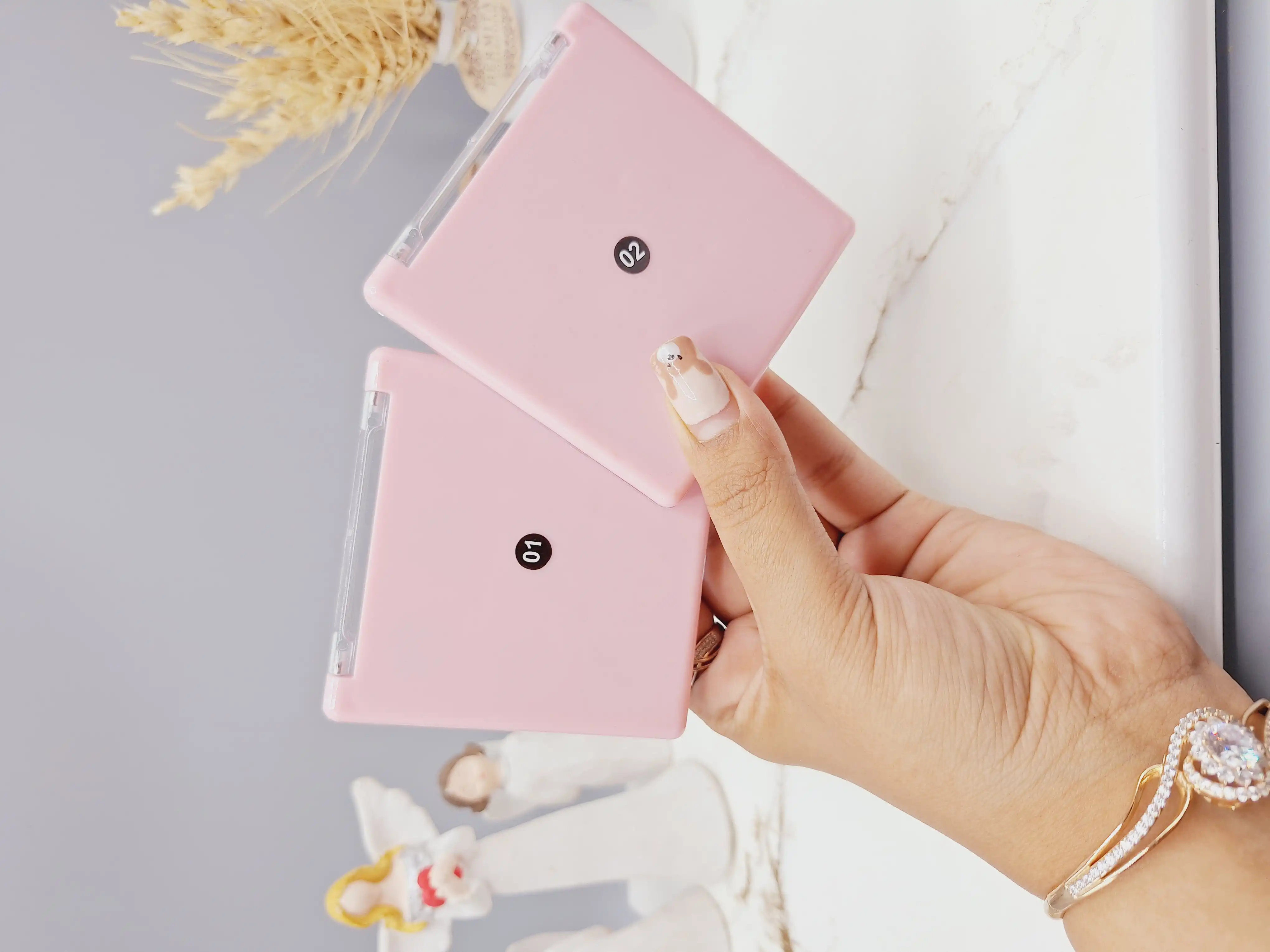 پالت سایه 9 رنگ جذاب WARDABEAUTY مدل Pink Princesses کد 312131