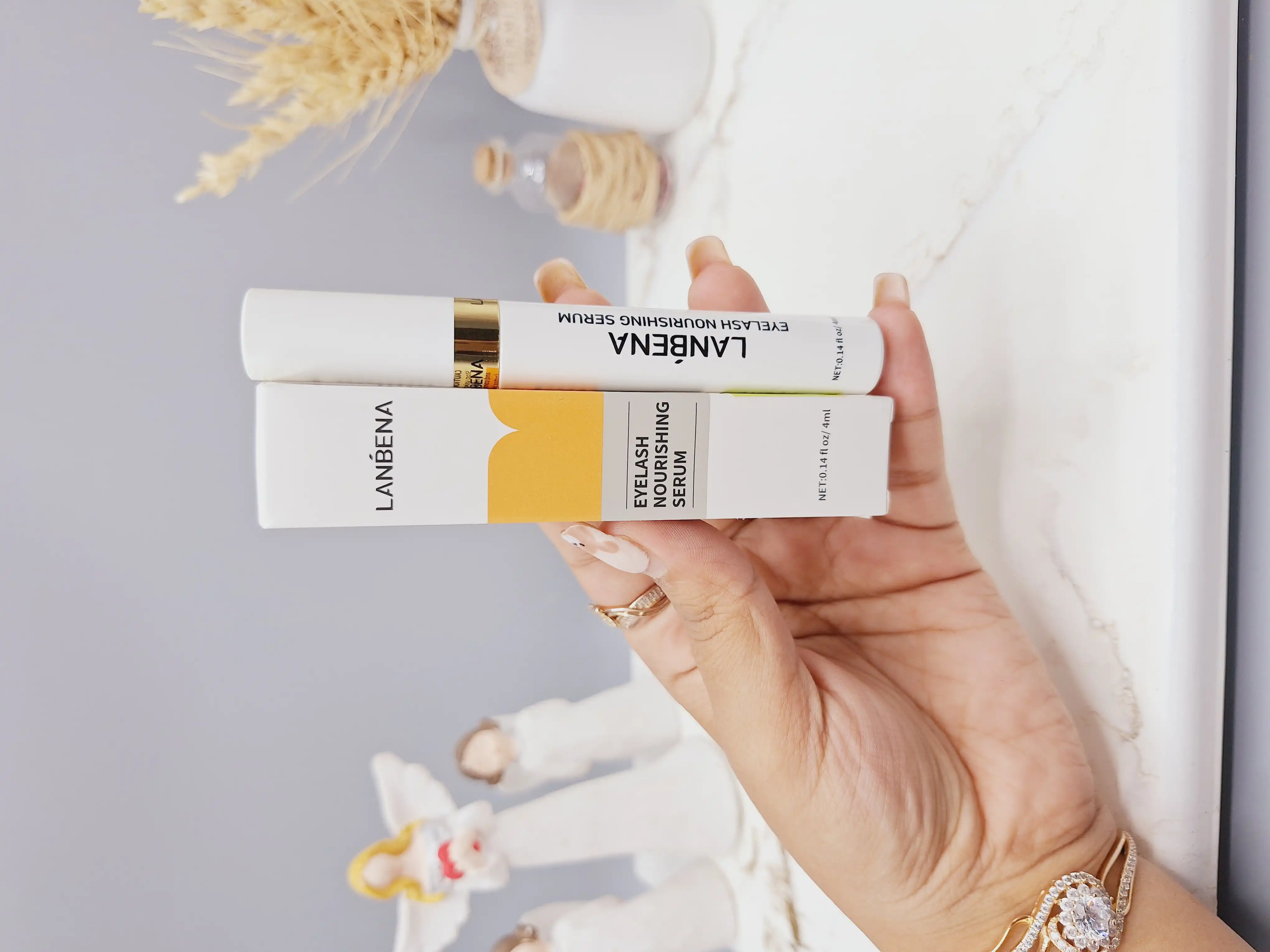 سرم تقویت کننده مژه و ابرو لانبنا LANBENA کد 4104