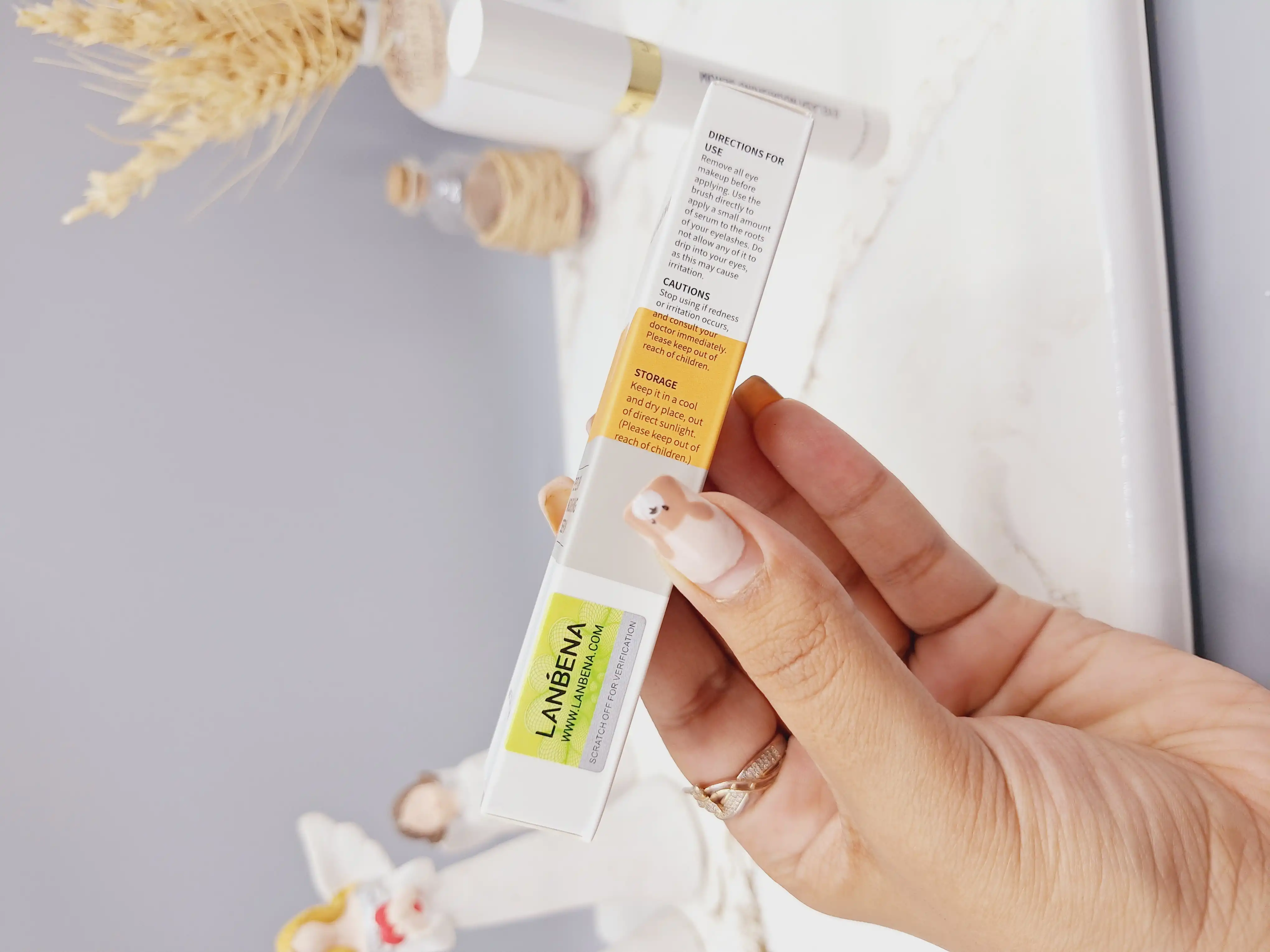 سرم تقویت کننده مژه و ابرو لانبنا LANBENA کد 4104